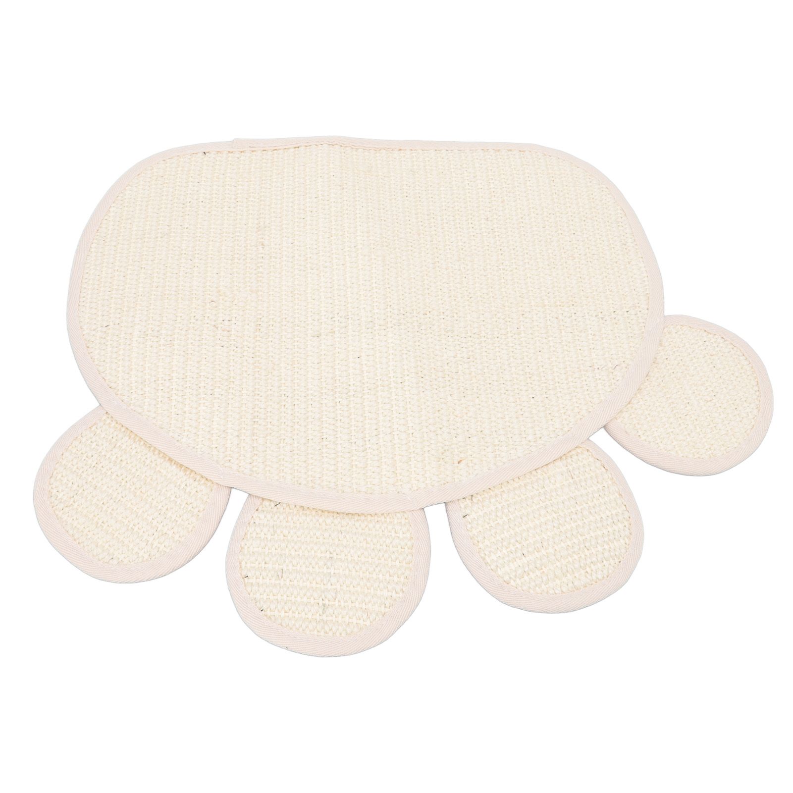 Sisal Cat Scratcher Mat Cute Shape Grinding Claw Protecting Furniture Cat Floor Scratching Pad for Cats Kittens - Image 7
