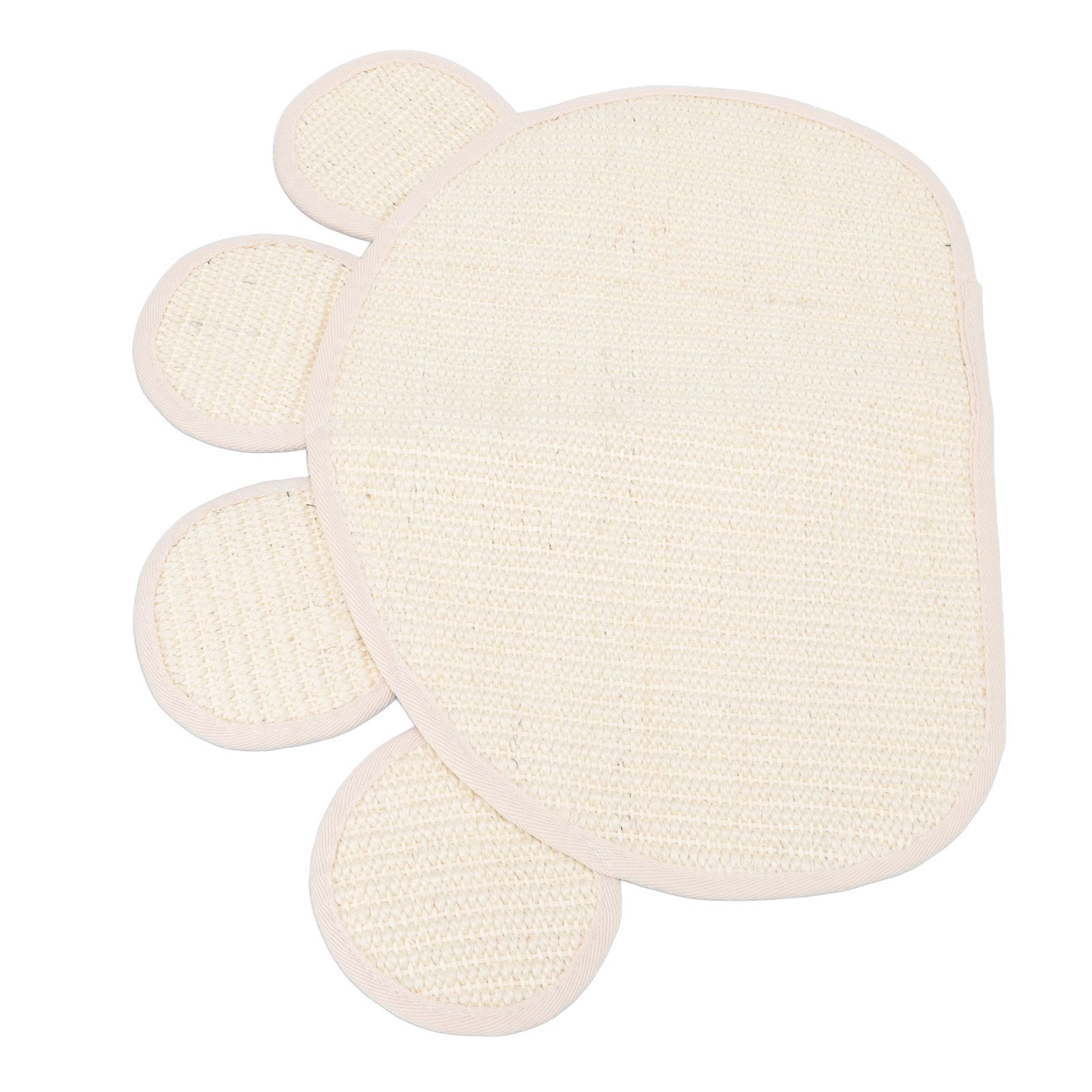 Sisal Cat Scratcher Mat Cute Shape Grinding Claw Protecting Furniture Cat Floor Scratching Pad for Cats Kittens - Image 8
