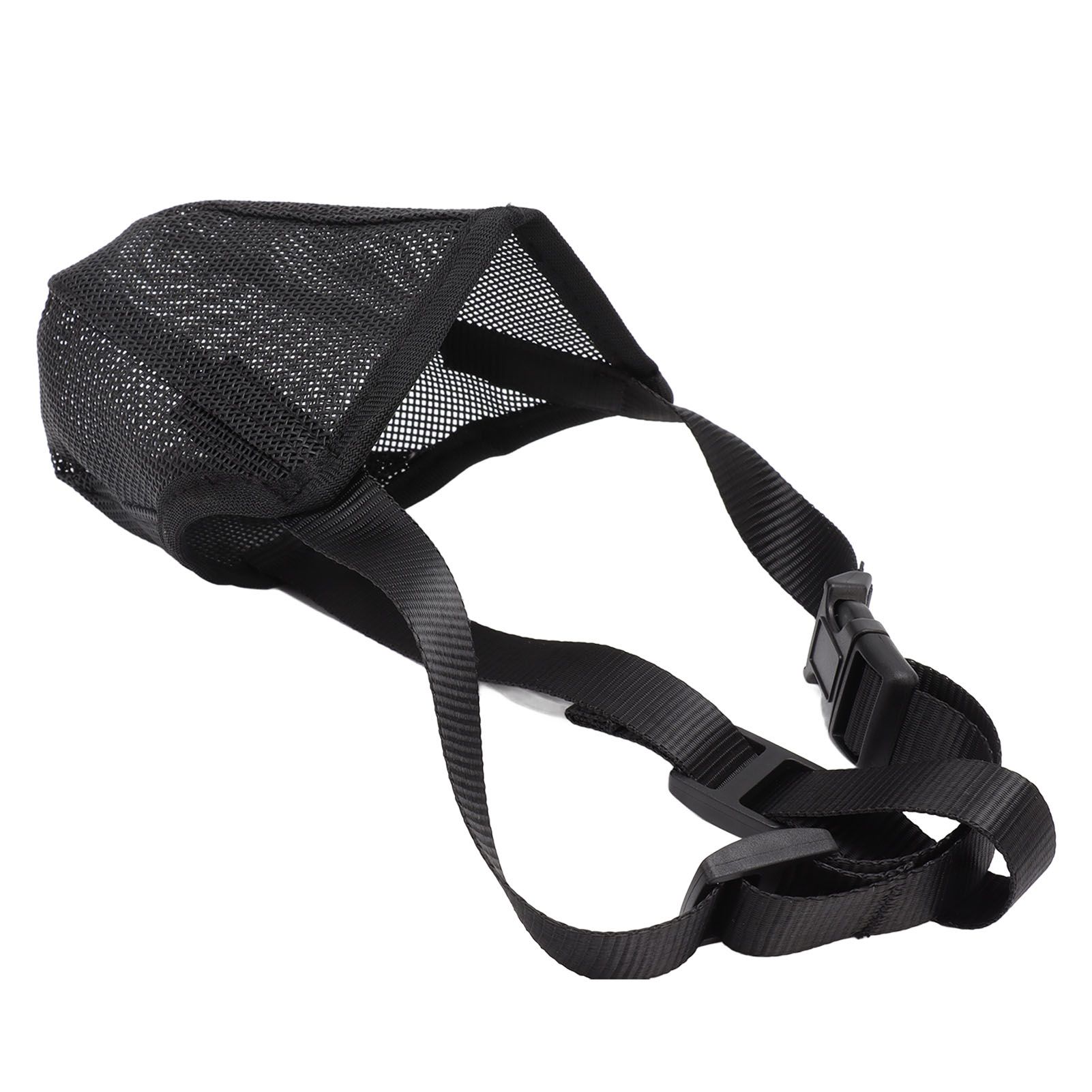 Dog Muzzle Soft Mesh Poisoned Bait Protection Pet Mouth Cover with Adjustable Straps for Small Medium Large Dogs 13x16cm / 5.1x6.3in - Image 1