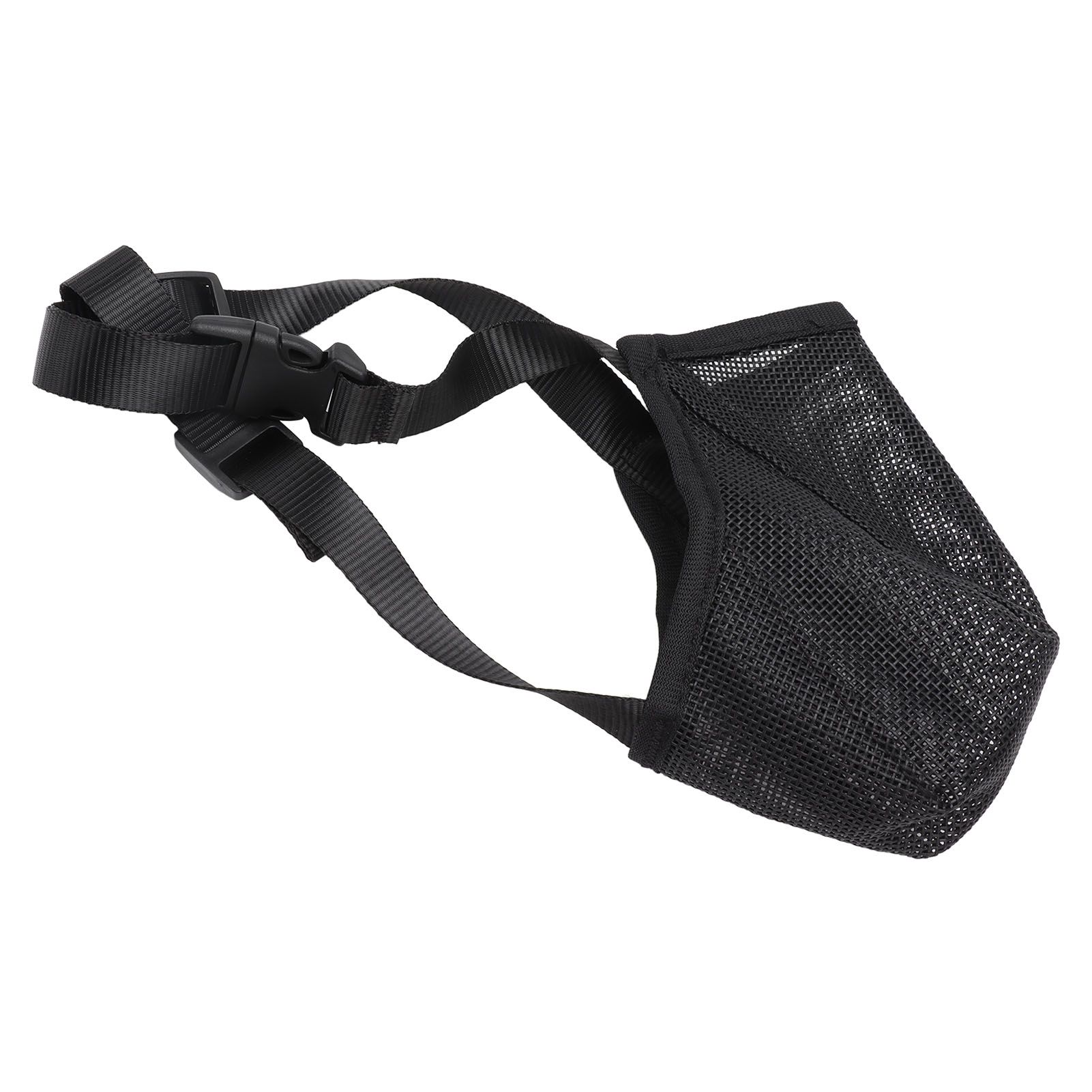 Dog Muzzle Soft Mesh Poisoned Bait Protection Pet Mouth Cover with Adjustable Straps for Small Medium Large Dogs 13x16cm / 5.1x6.3in - Image 8