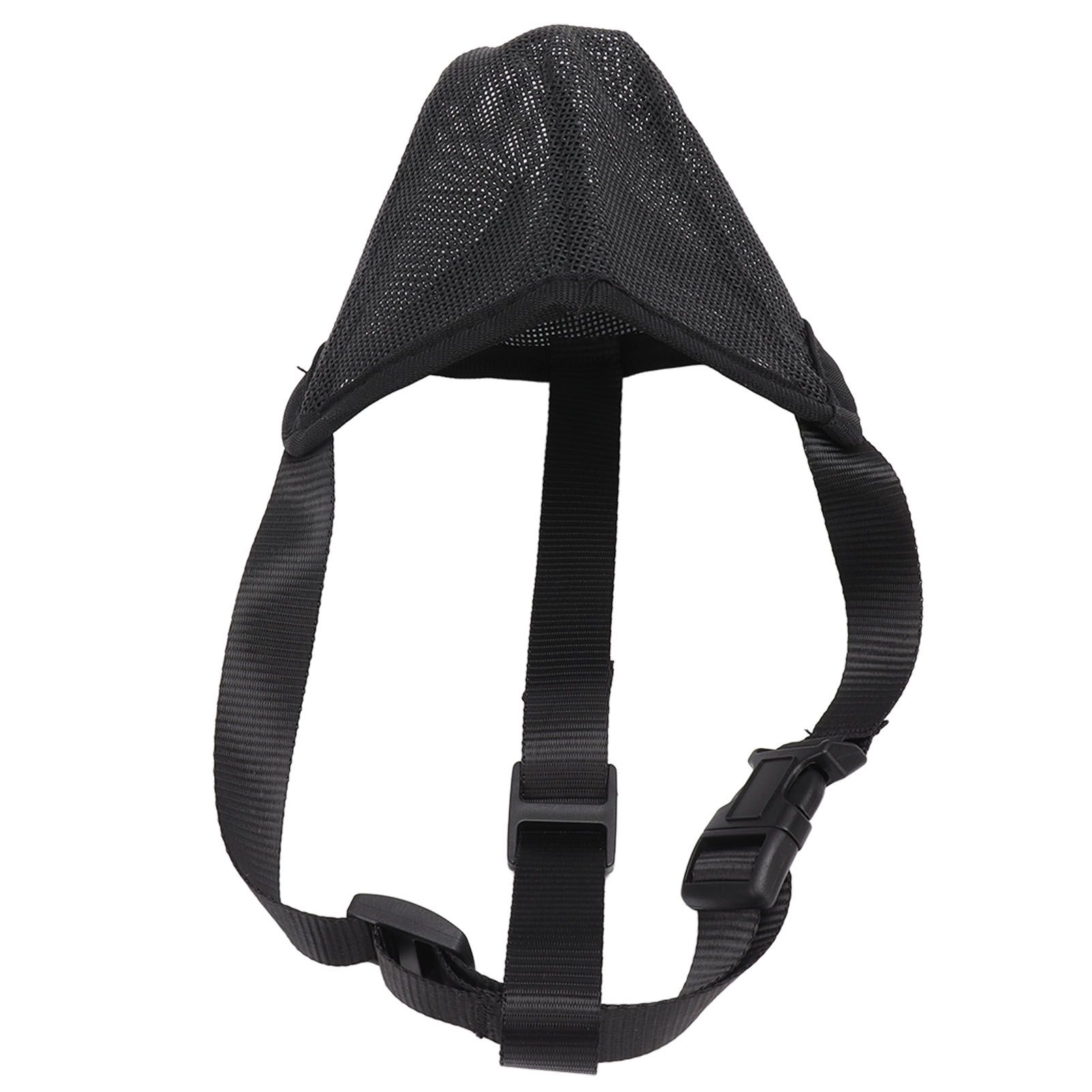 Dog Muzzle Soft Mesh Poisoned Bait Protection Pet Mouth Cover with Adjustable Straps for Small Medium Large Dogs 16.5x19cm / 6.5x7.5in - Image 6