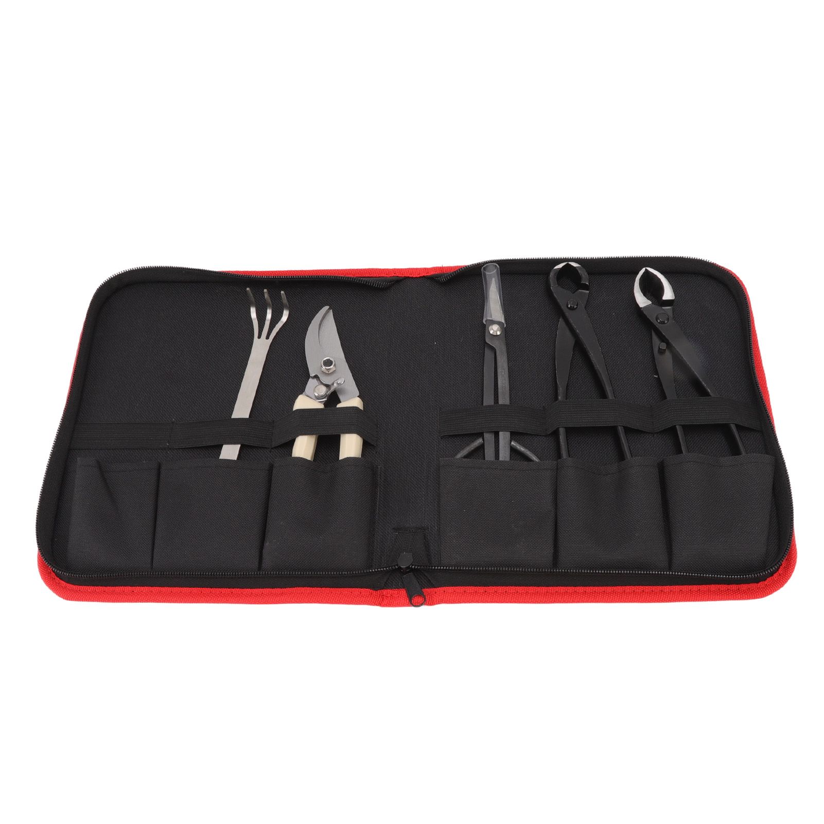 5Pcs Bonsai Tool Set Kit Carbon Steel Bonsai Scissors Rake Branch Cutter Pruning Shears Pliers Garden Tools - Image 6