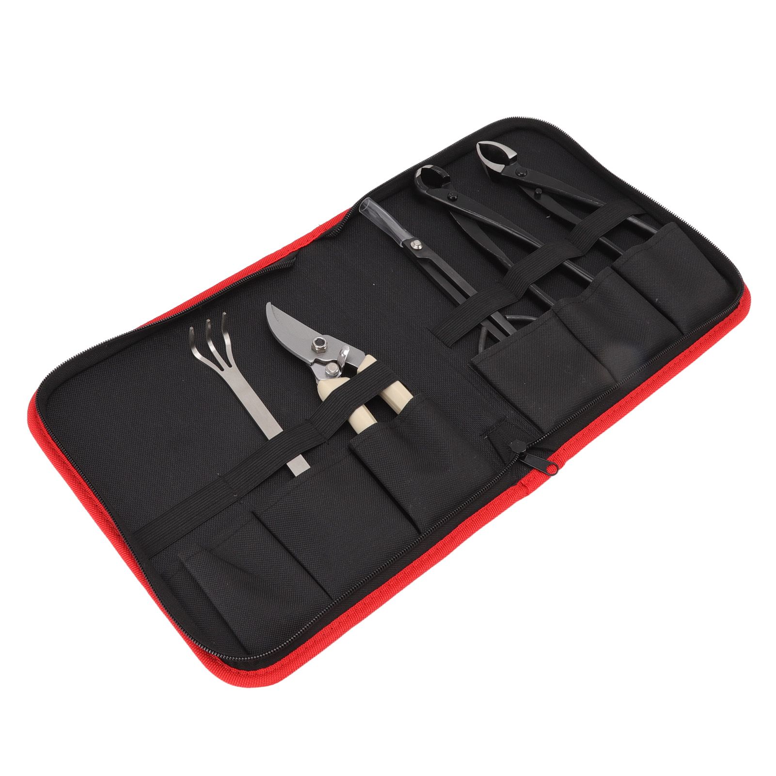 5Pcs Bonsai Tool Set Kit Carbon Steel Bonsai Scissors Rake Branch Cutter Pruning Shears Pliers Garden Tools - Image 8