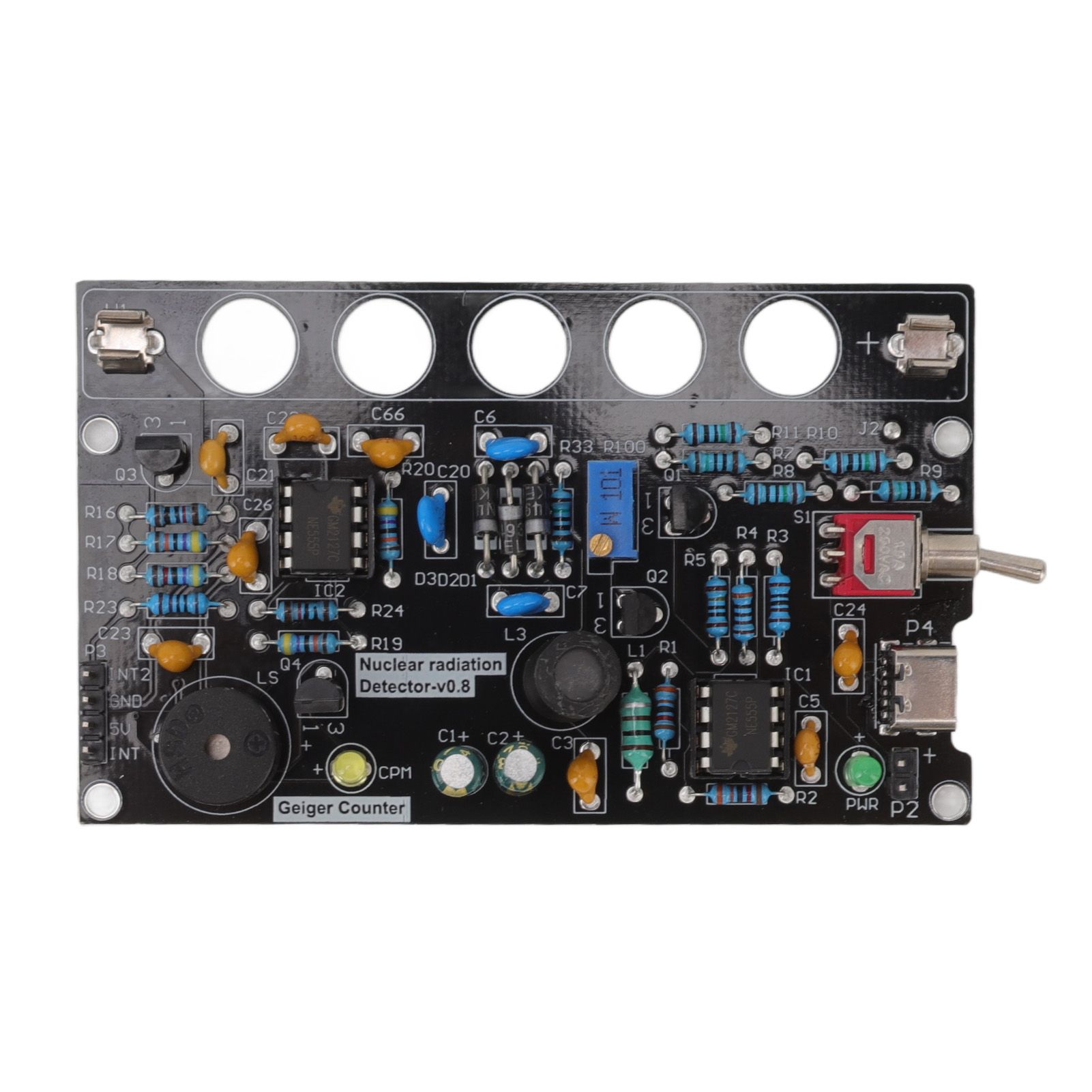 Geiger Counters Kit V0.8 Assembled DIY Tube for Nuclear Radiation Detector Accessories 380V‑550V - Image 3