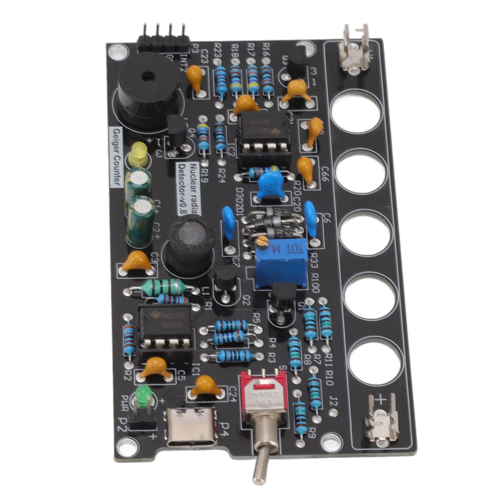 Geiger Counters Kit V0.8 Assembled DIY Tube for Nuclear Radiation Detector Accessories 380V‑550V - Image 5
