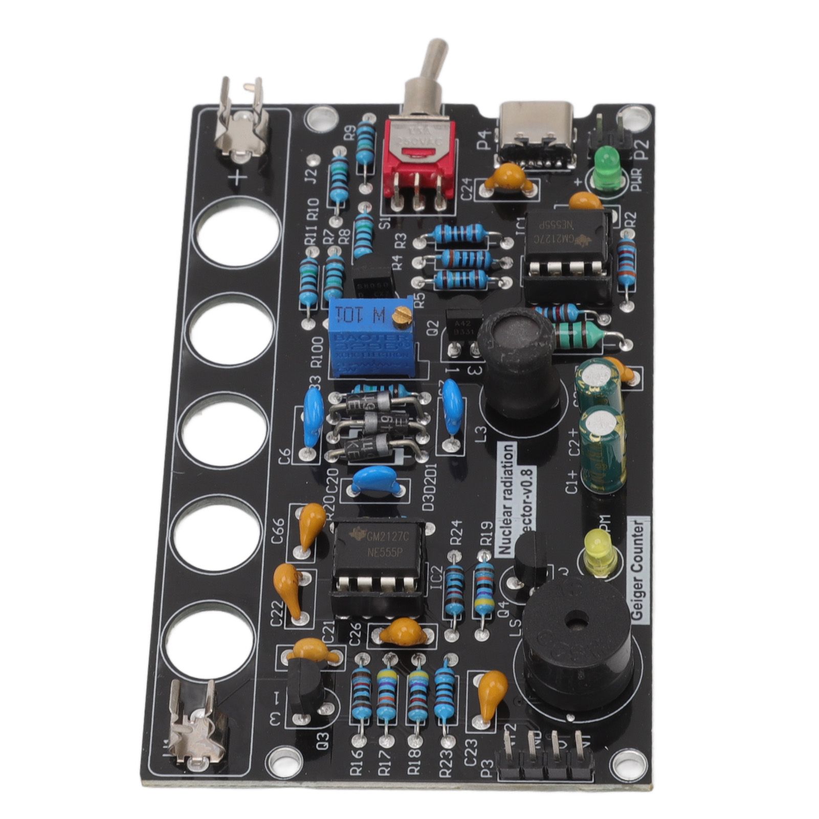 Geiger Counters Kit V0.8 Assembled DIY Tube for Nuclear Radiation Detector Accessories 380V‑550V - Image 7