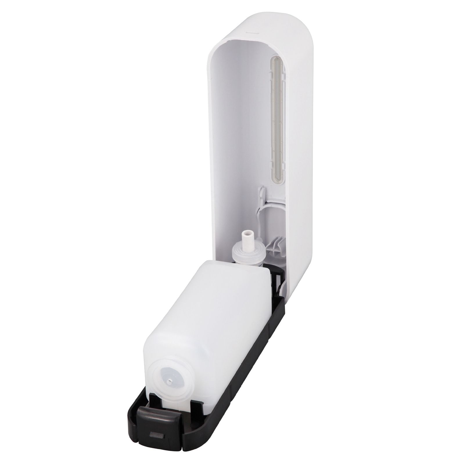 300ml Manual Soap Dispenser Press ABS Wall Mounted Shower Gel Container for Home Hotel White - Image 3