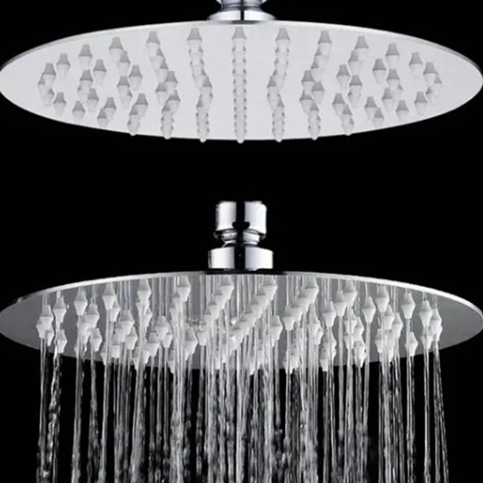 201 Stainless Steel Shower Head 8 Inch High Pressure Rainfall Shower Head for Bathroom Tour - Image 5