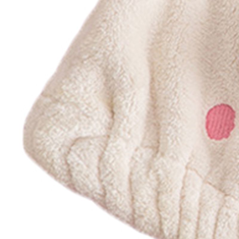 Hair Drying Caps Ultra Absorbent Microfiber Shower Wrap Towels Soft Cute Cartoon Quick Drying Bath Hat for Wet Long Thick Hair Beige Chicken - Image 6