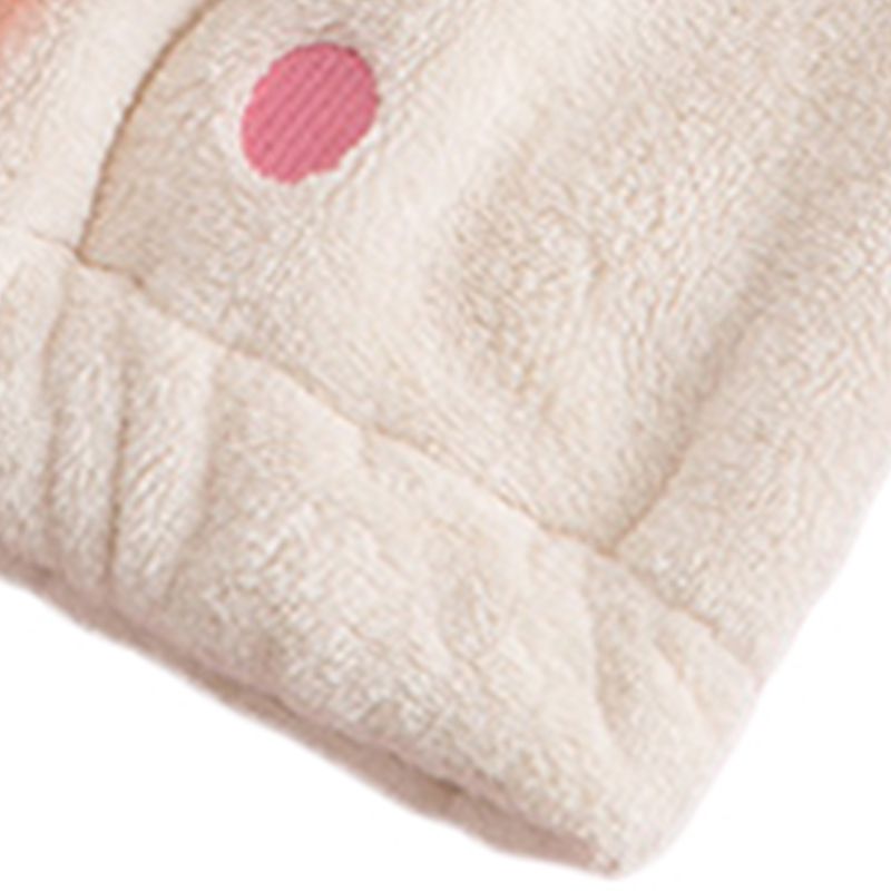 Hair Drying Caps Ultra Absorbent Microfiber Shower Wrap Towels Soft Cute Cartoon Quick Drying Bath Hat for Wet Long Thick Hair Beige Chicken - Image 7
