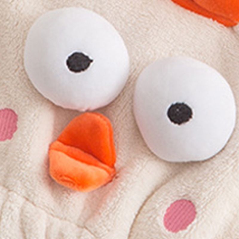 Hair Drying Caps Ultra Absorbent Microfiber Shower Wrap Towels Soft Cute Cartoon Quick Drying Bath Hat for Wet Long Thick Hair Beige Chicken - Image 8