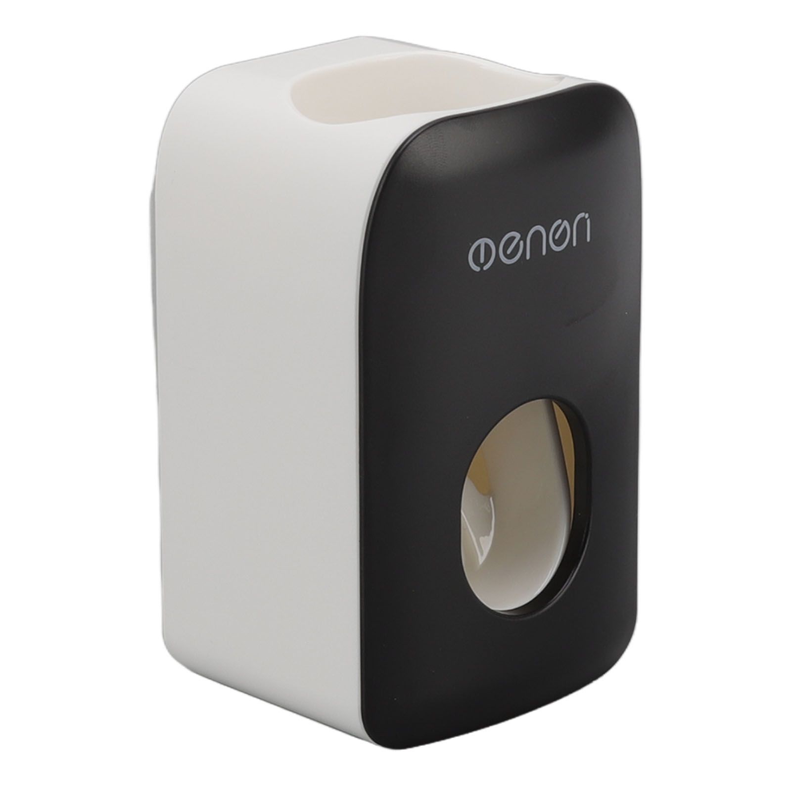 Automatic Toothpaste Dispenser Wall Mounted Adhesive Toothpaste Squeezer Holder for Bathroom Black - Image 2