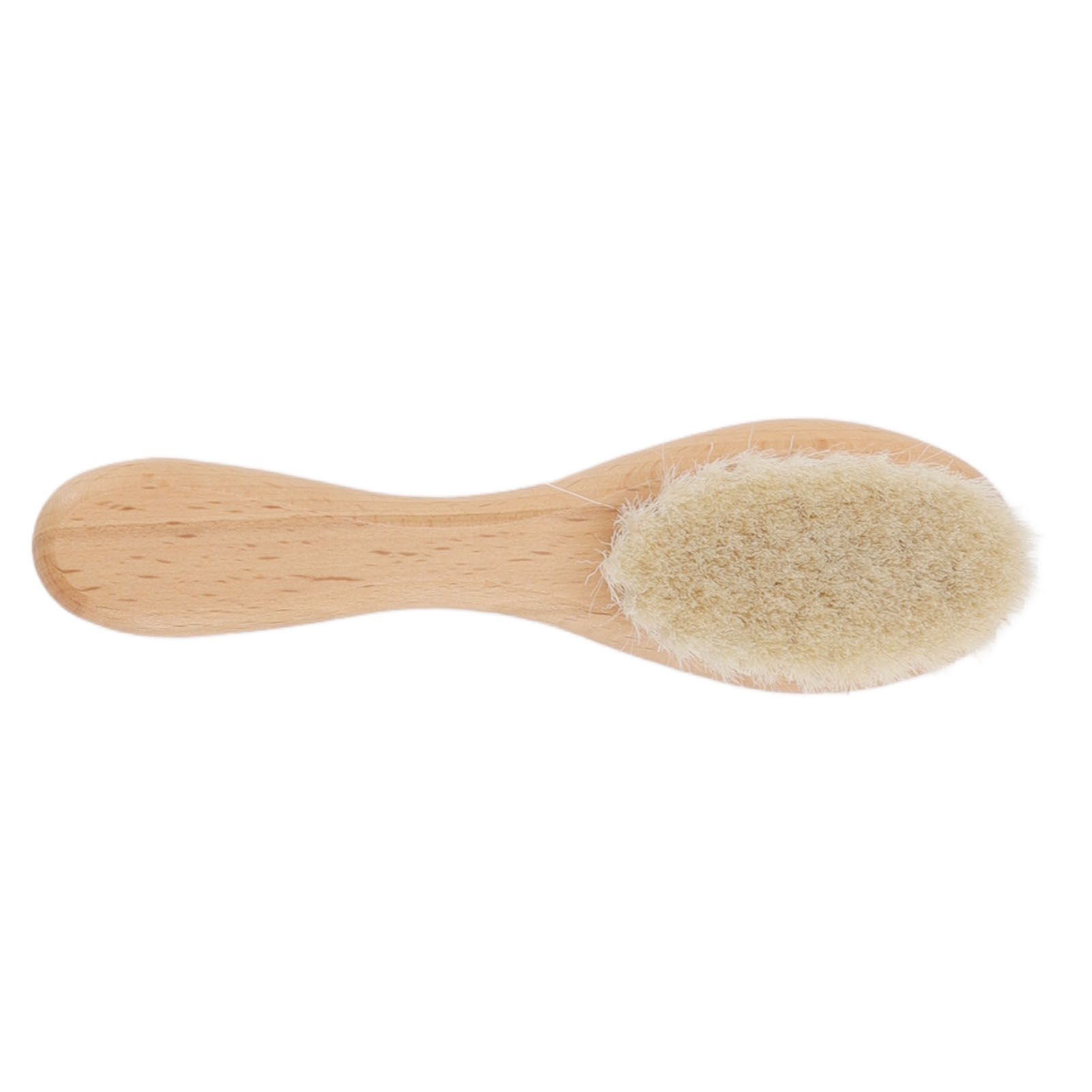 Baby Hair Wool Brush Soft Bristles Styling Beard Brush Baby Bathing Cleaning Nursing Wooden Comb Brush - Image 7