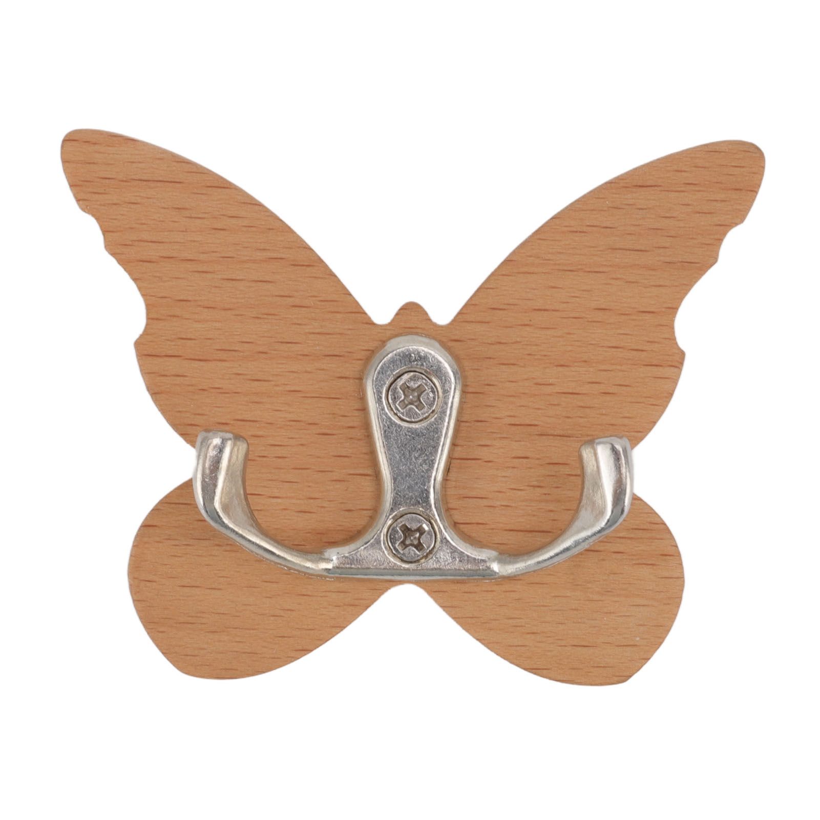 Wooden Butterfly Wall Hook Wood Wall Mounted Hanger for Coat Clothes Hat Towel - Image 4