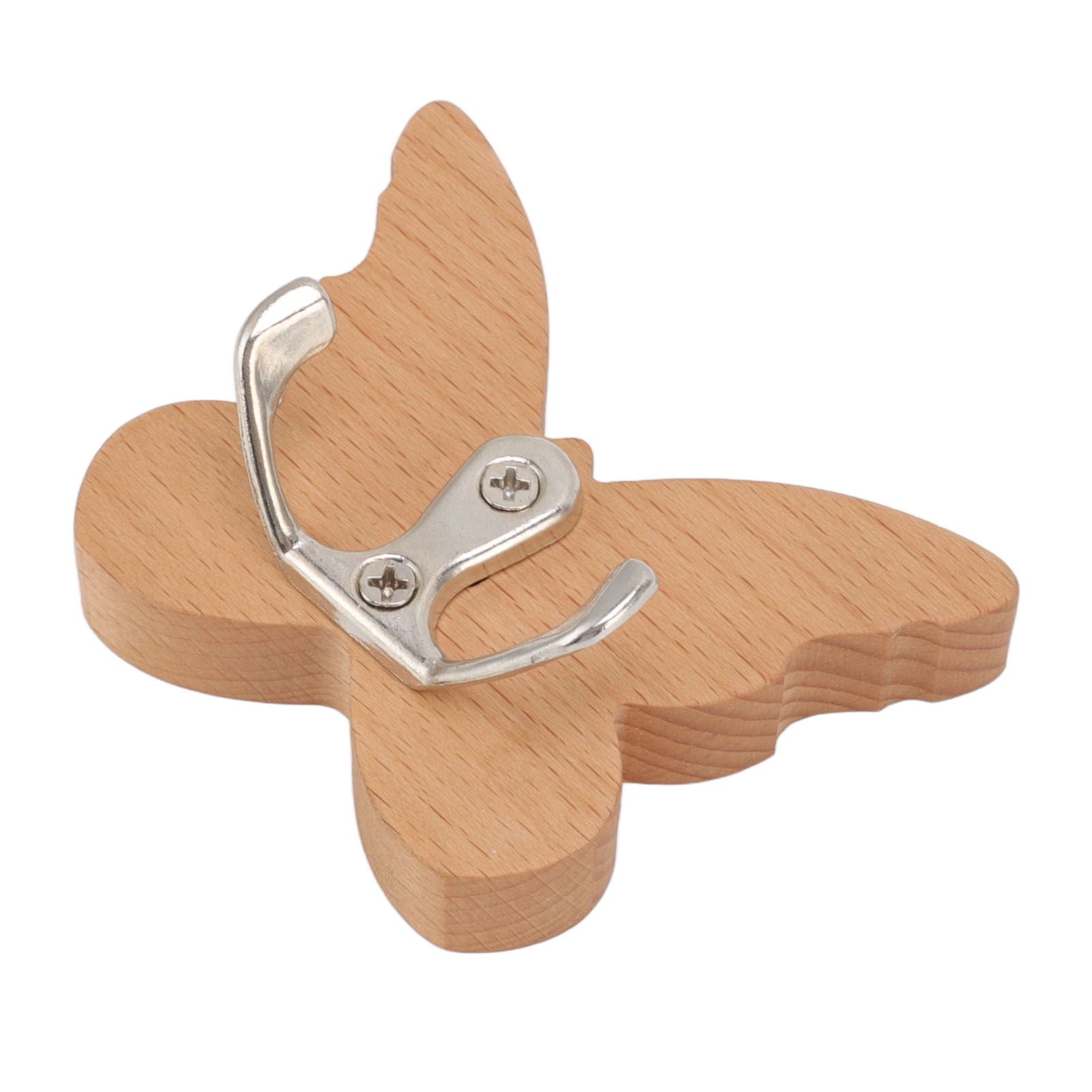 Wooden Butterfly Wall Hook Wood Wall Mounted Hanger for Coat Clothes Hat Towel - Image 7