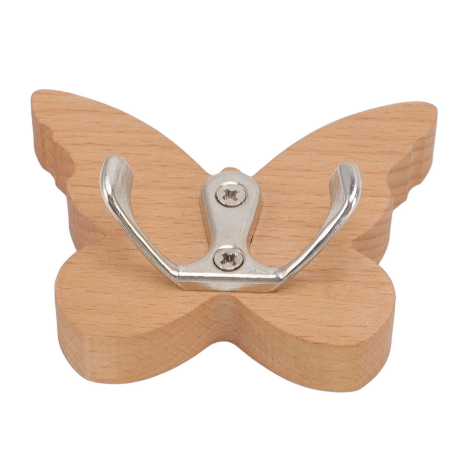 Wooden Butterfly Wall Hook Wood Wall Mounted Hanger for Coat Clothes Hat Towel - Image 8