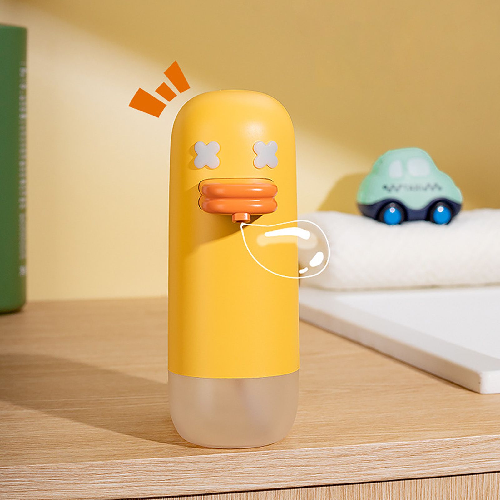 Automatic Foam Soap Dispenser USB Rechargeable Touchless Infrared Sensor Liquid Soap Dispenser for Kitchen Bathroom Duck - Image 5