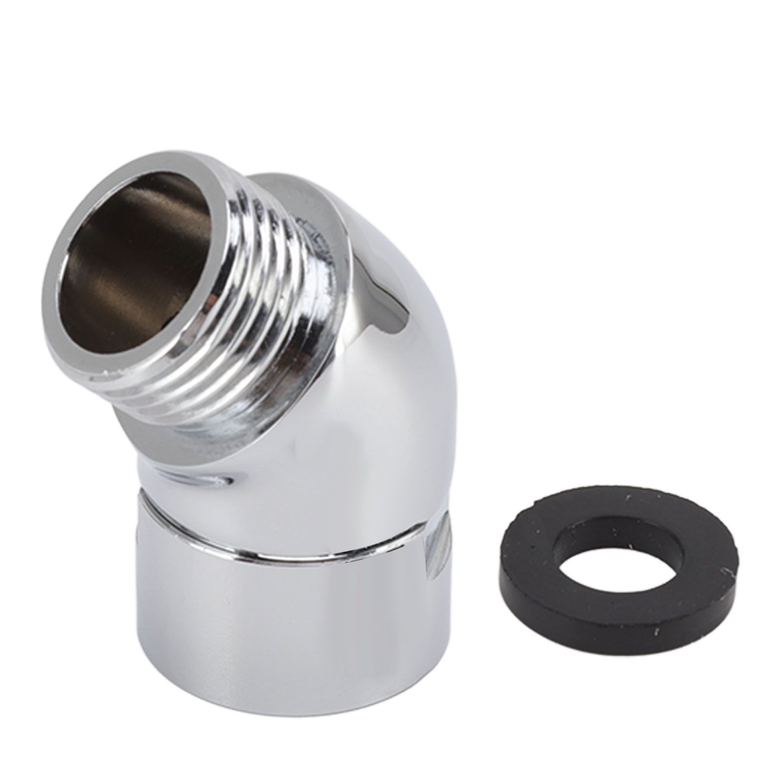 Handhold Shower Elbow Adapter 135 Degrees Shower Head Brass Elbow Adapter Shower Accessories G1/2in - Image 1