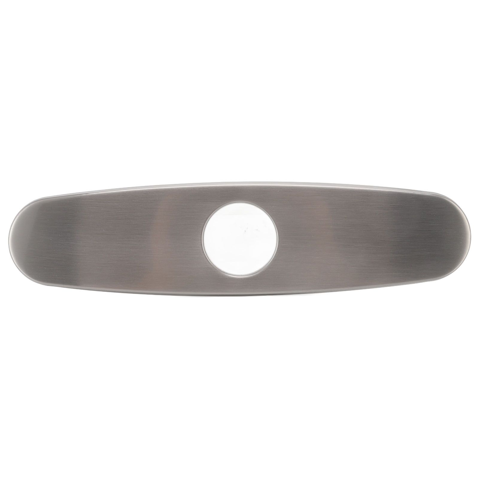 Sink Faucet Hole Cover Deck Plate Brushed 304 Stainless Steel Fishplate Bottom Plate Kitchen Faucet Decorative Panel - Image 2