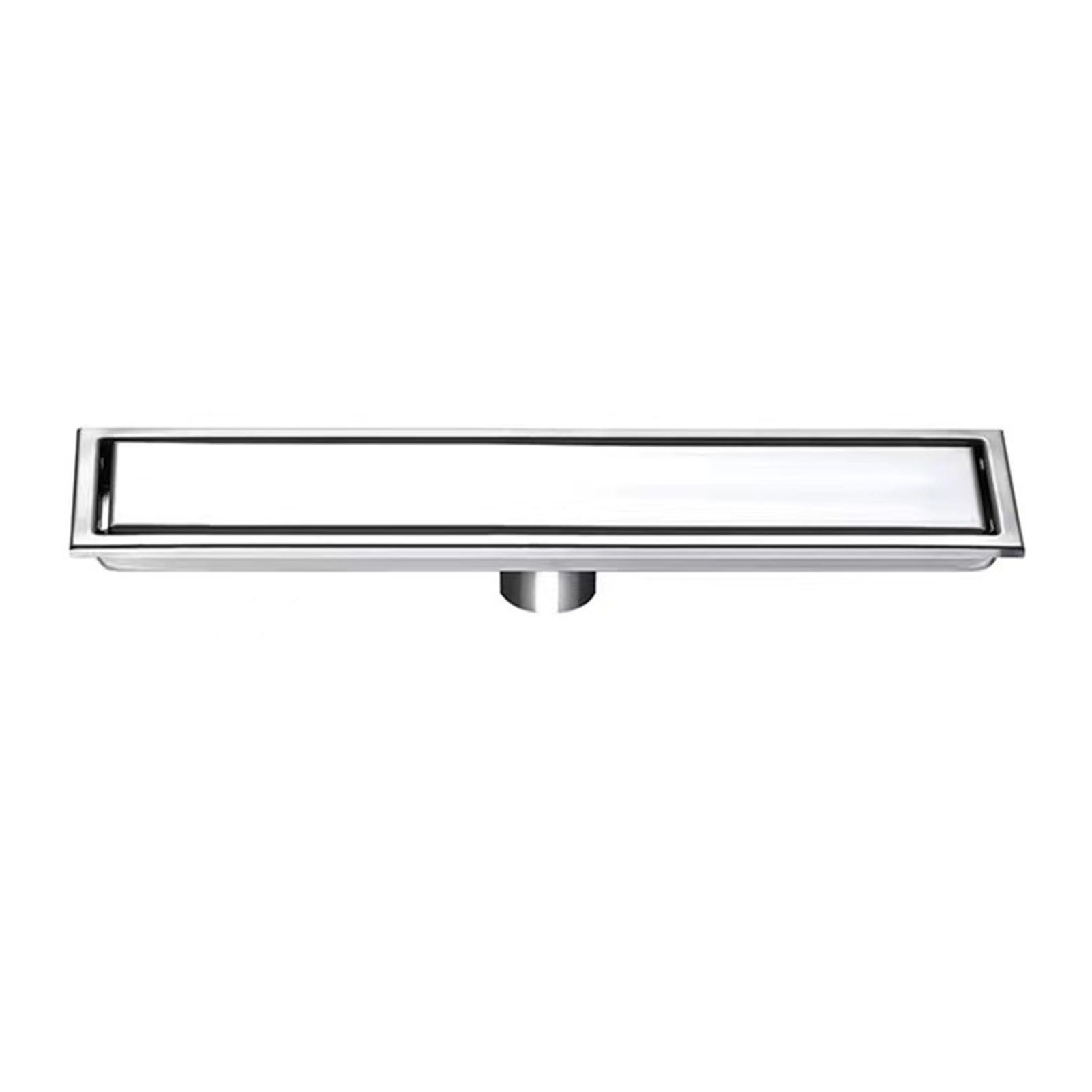 Linear Shower Drain Stainless Steel Rustproof Scratch Resistant Detachable Long Floor Drain for Bathroom Washroom Floor Drain - Image 2