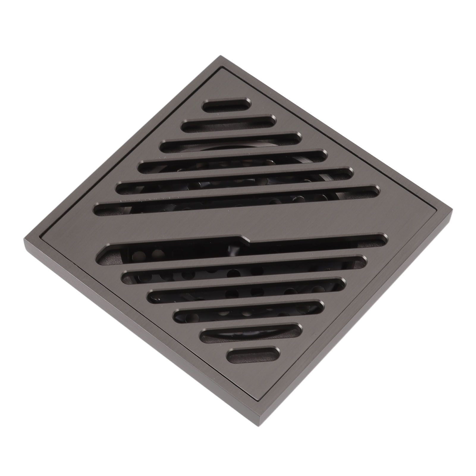 Square Shower Floor Drain Extra Thick Stainless Steel Bathroom Floor Drain for Home Kitchen Accessories Gray - Image 2