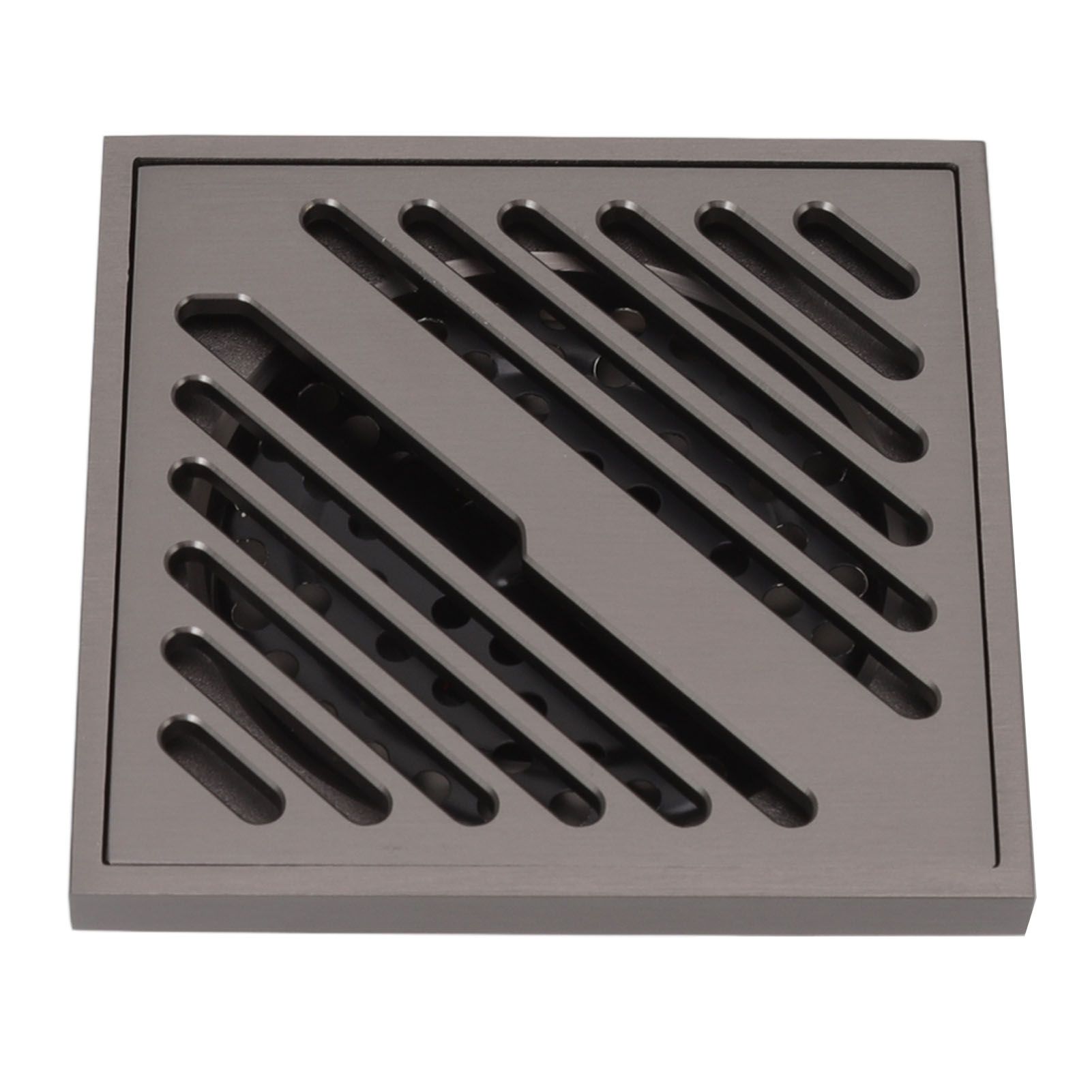 Square Shower Floor Drain Extra Thick Stainless Steel Bathroom Floor Drain for Home Kitchen Accessories Gray - Image 3