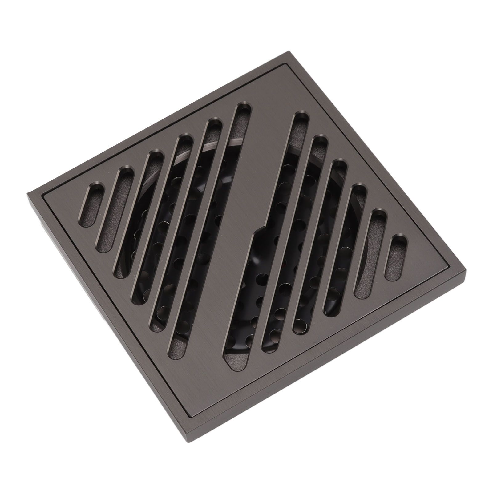 Square Shower Floor Drain Extra Thick Stainless Steel Bathroom Floor Drain for Home Kitchen Accessories Gray - Image 4
