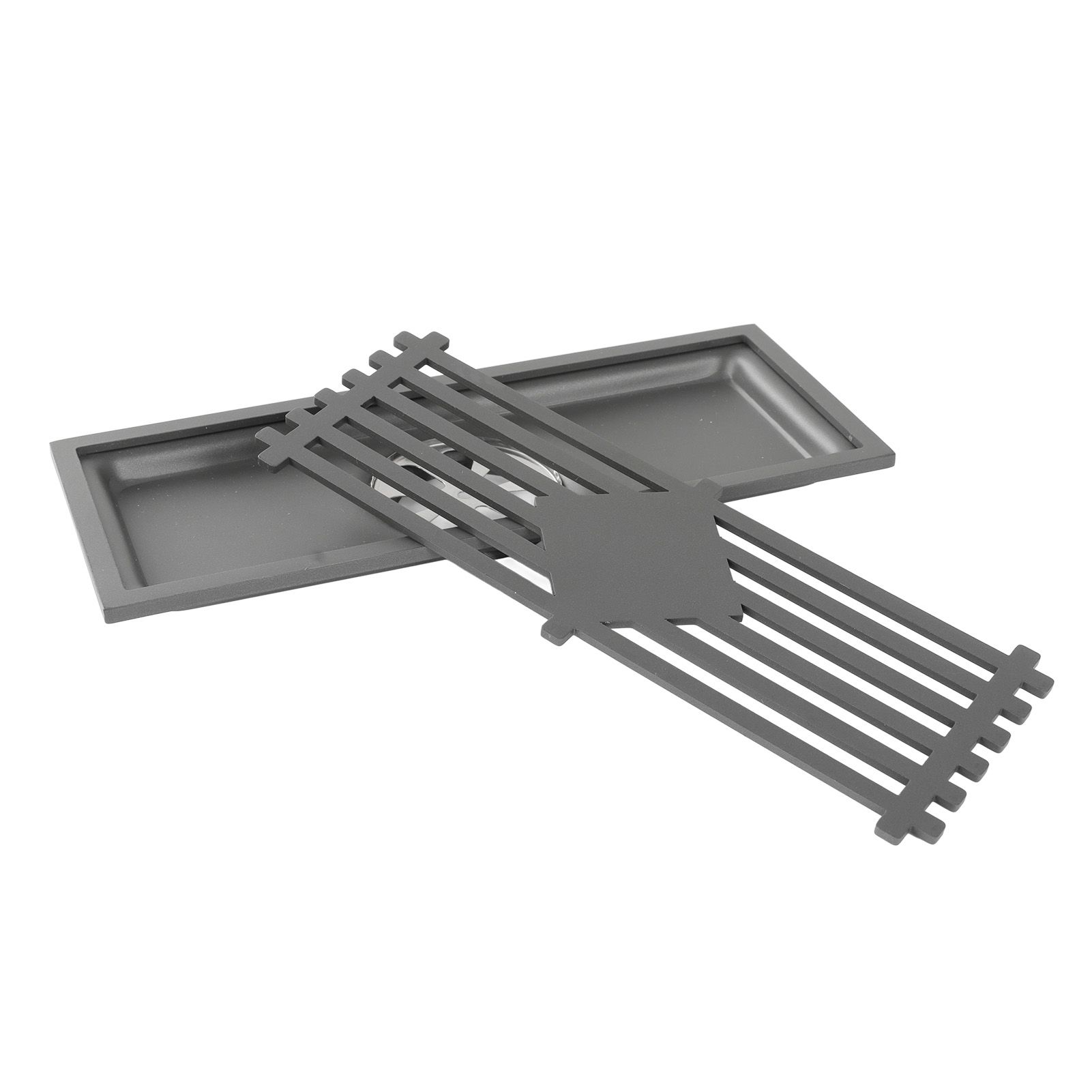 Floor Drain Stainless Steel Rectangle Corrosion Resistance Shower Grate for Kitchen Balcony Hotel 30CM/11.8IN - Image 8