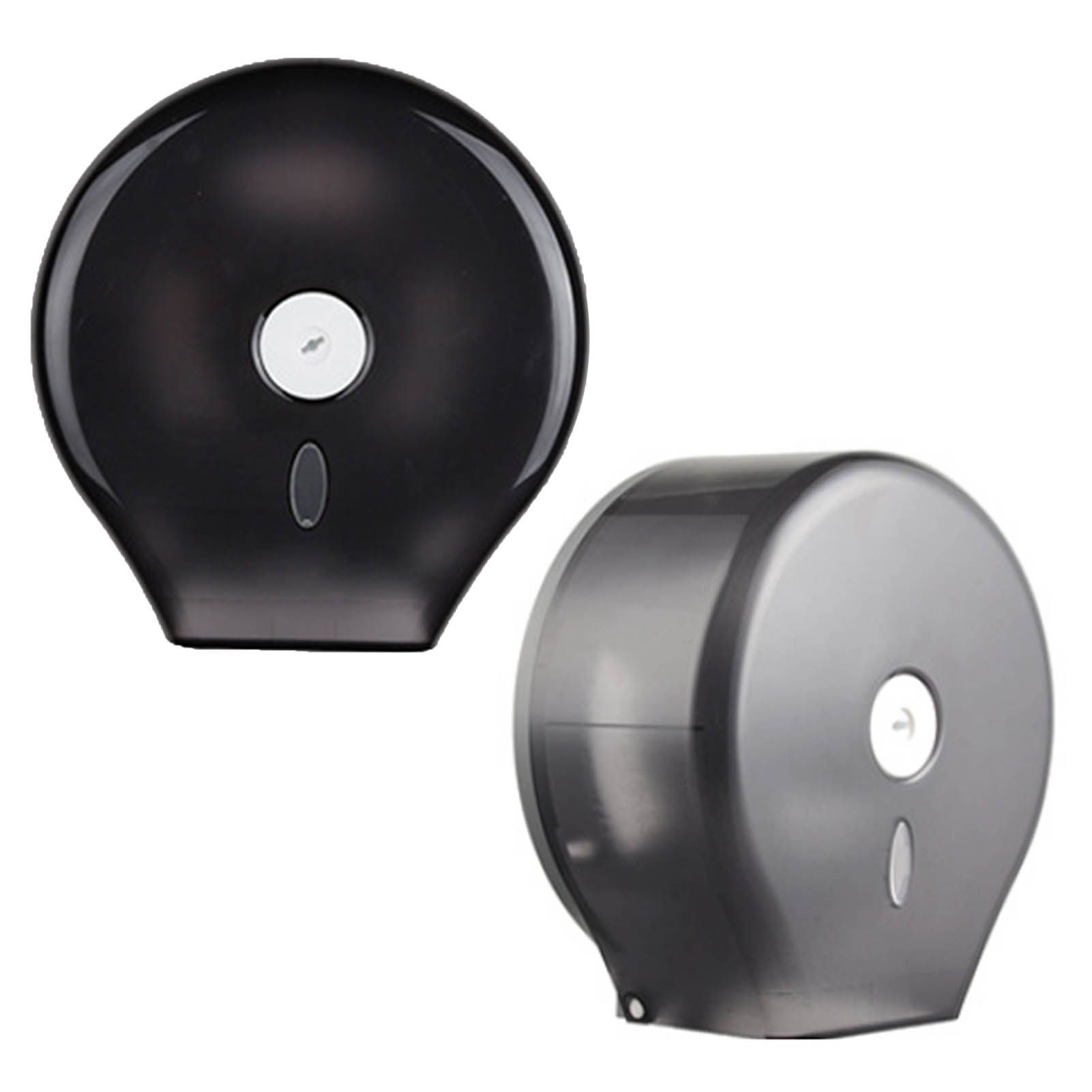Paper Towel Dispenser Punch Free Wall Mounted Paper Towel Holder with Lock Design for Commercial Home Translucent Black - Image 4
