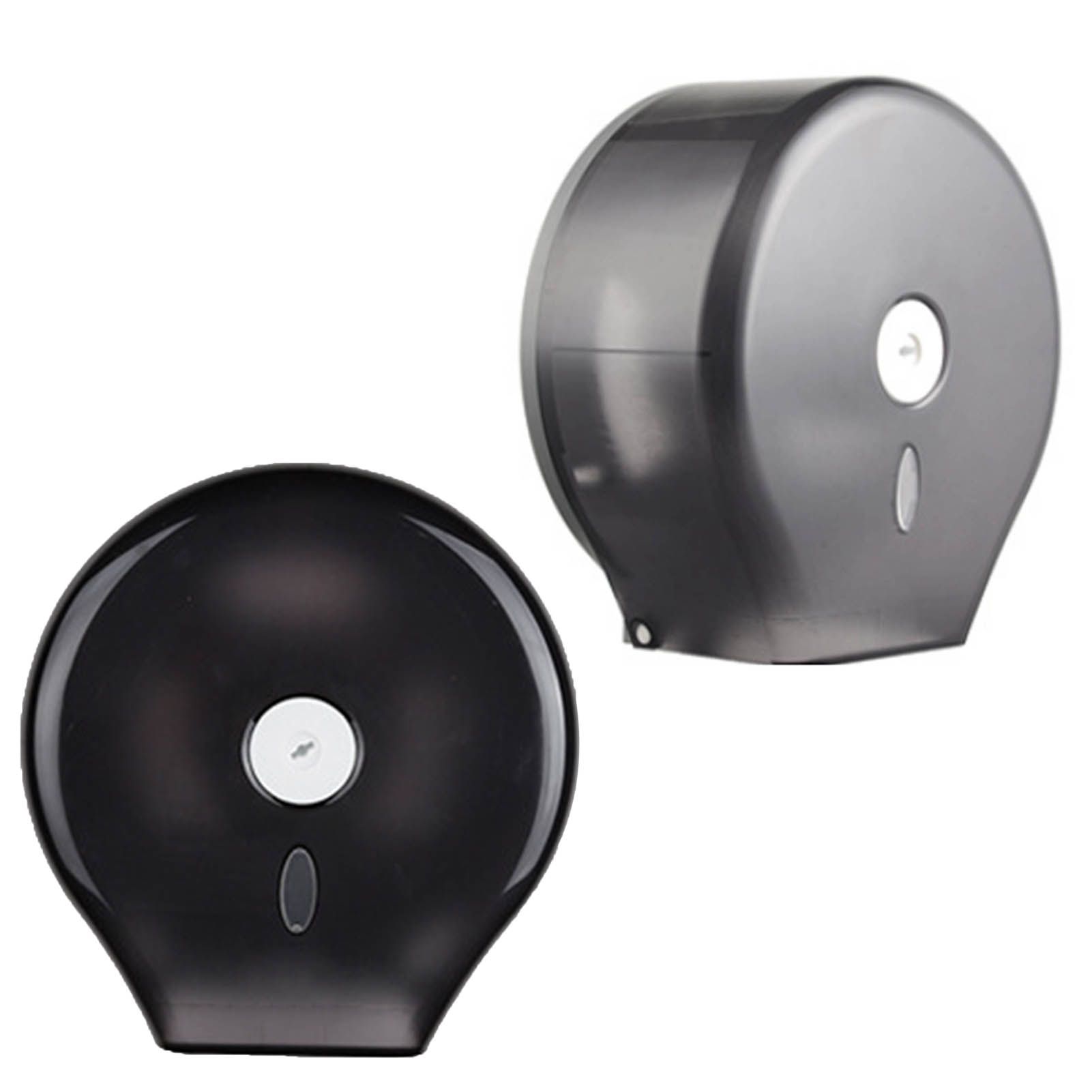 Paper Towel Dispenser Punch Free Wall Mounted Paper Towel Holder with Lock Design for Commercial Home Translucent Black - Image 5