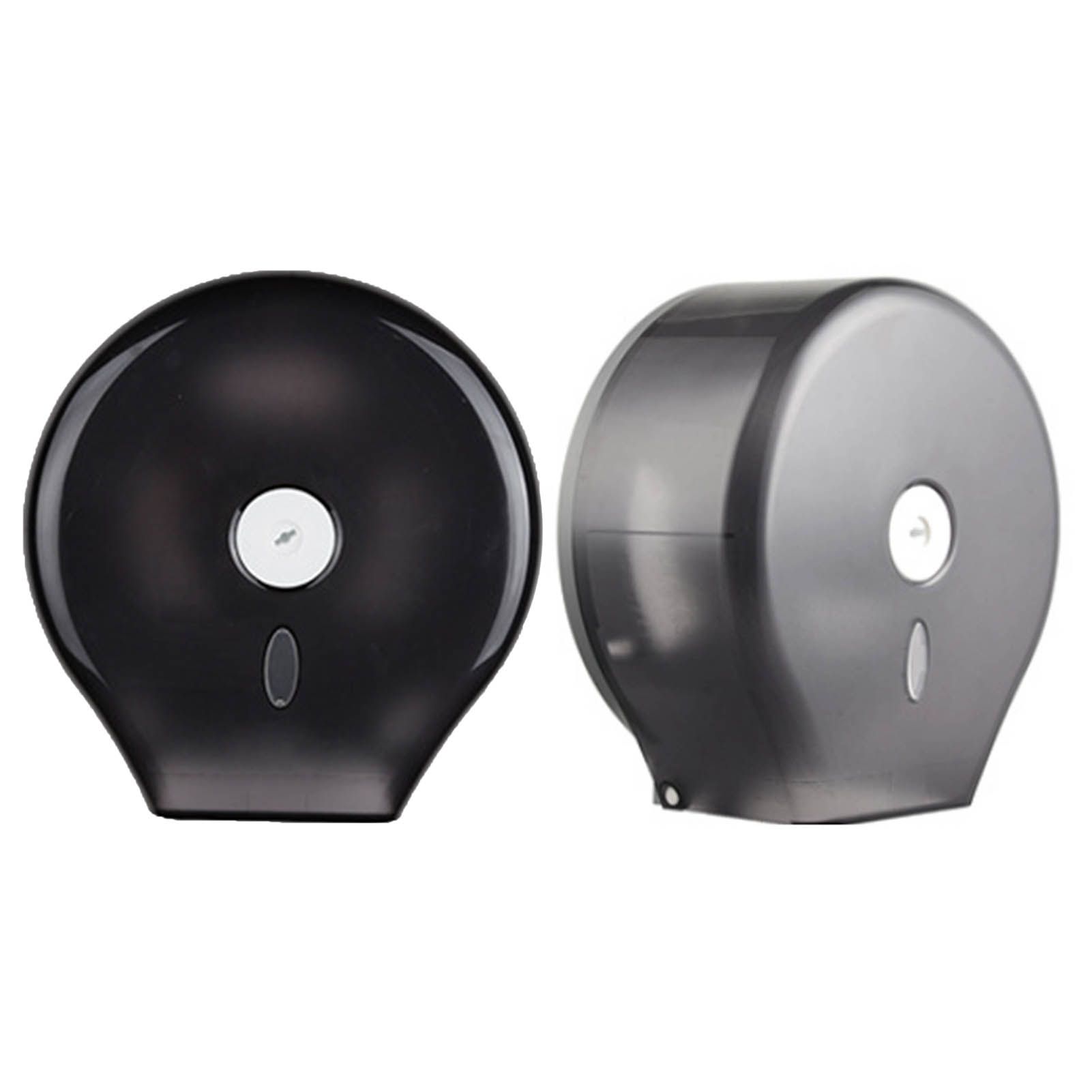 Paper Towel Dispenser Punch Free Wall Mounted Paper Towel Holder with Lock Design for Commercial Home Translucent Black - Image 6