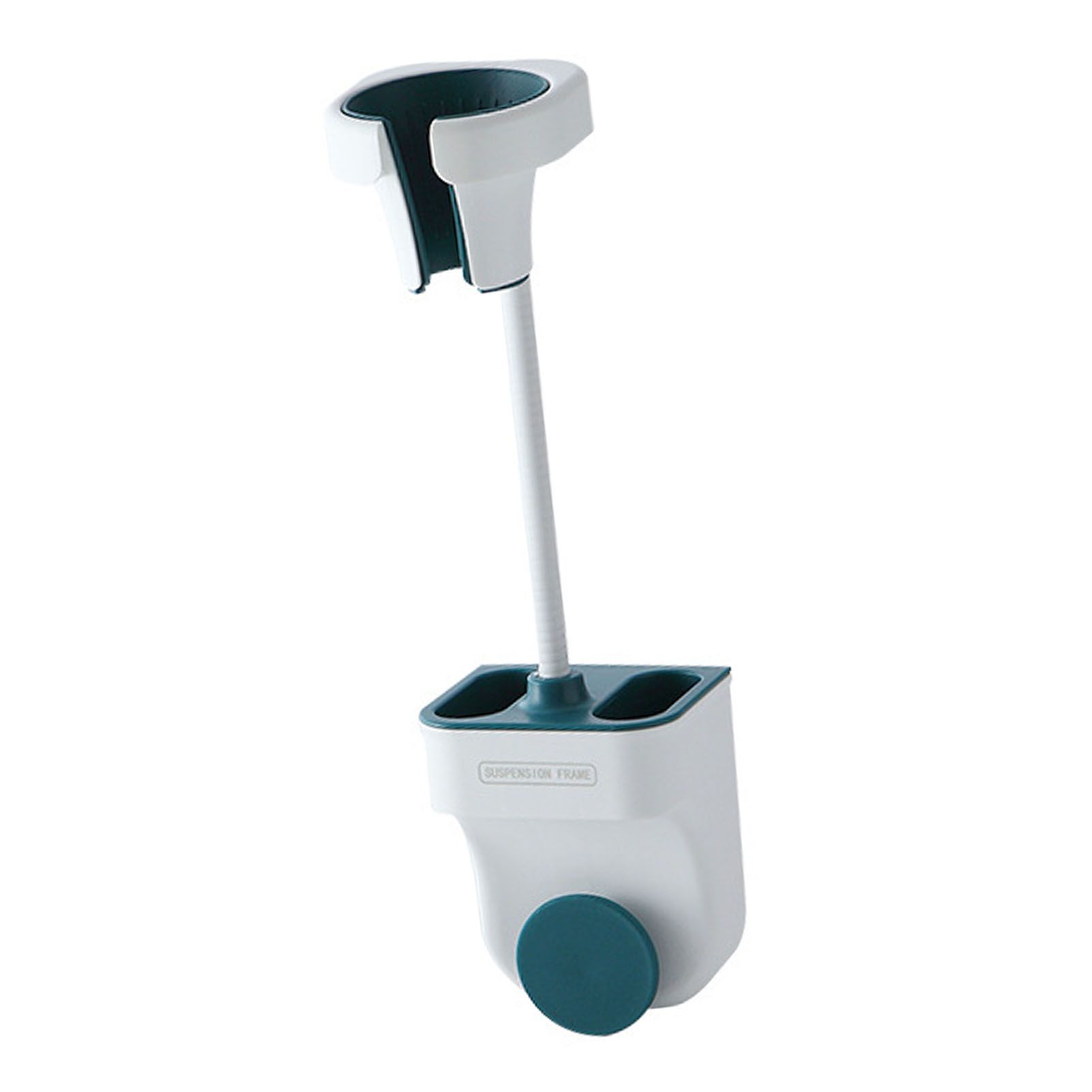 Hair Dryer Holder Wall Mount Punch Free Bracket Support Stand for Bathroom Home Hotel Blue - Image 2