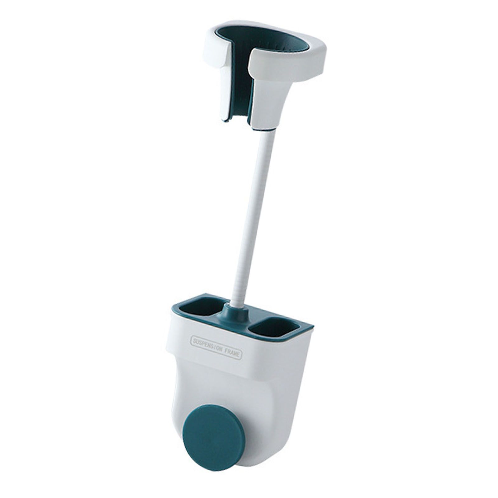 Hair Dryer Holder Wall Mount Punch Free Bracket Support Stand for Bathroom Home Hotel Blue - Image 3