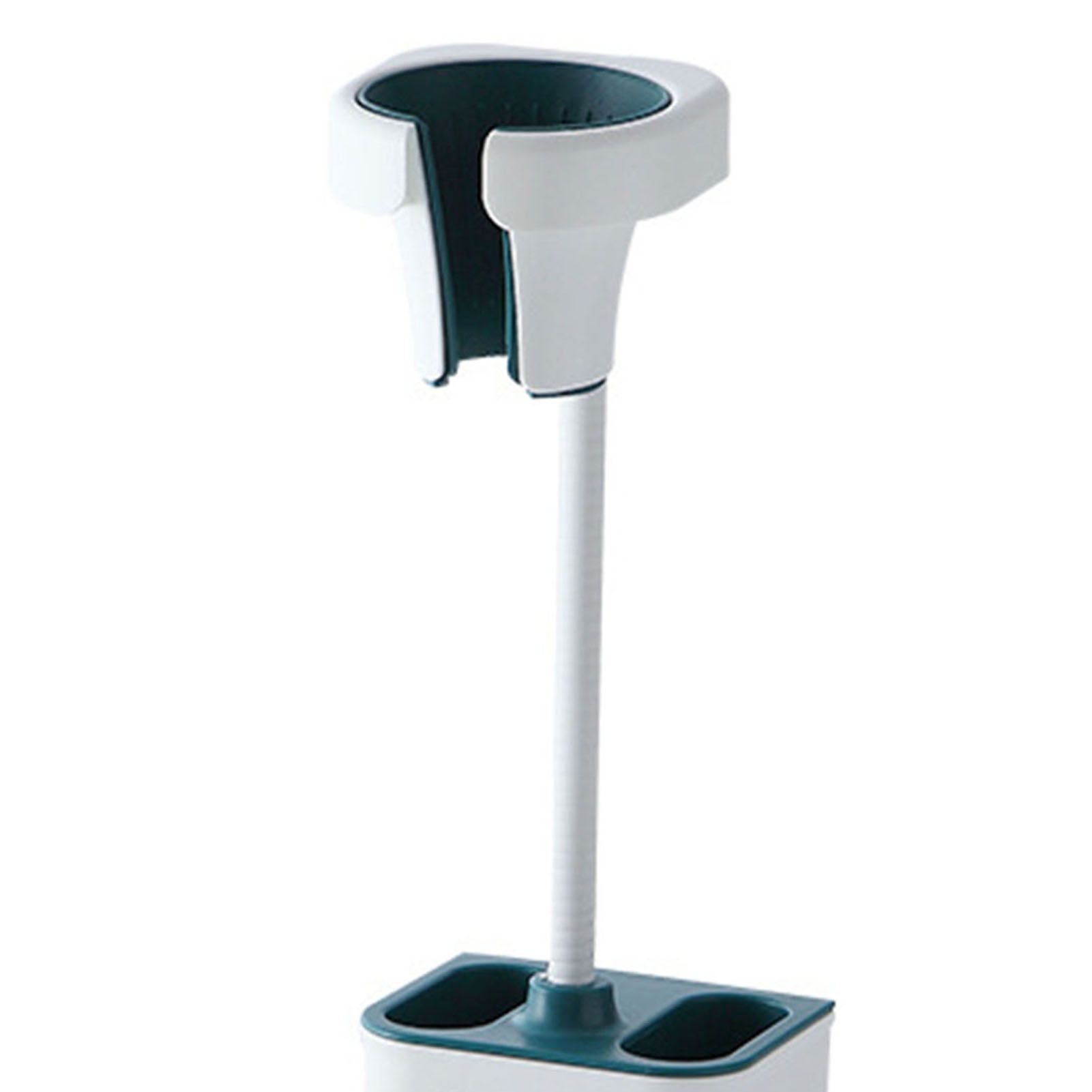 Hair Dryer Holder Wall Mount Punch Free Bracket Support Stand for Bathroom Home Hotel Blue - Image 7