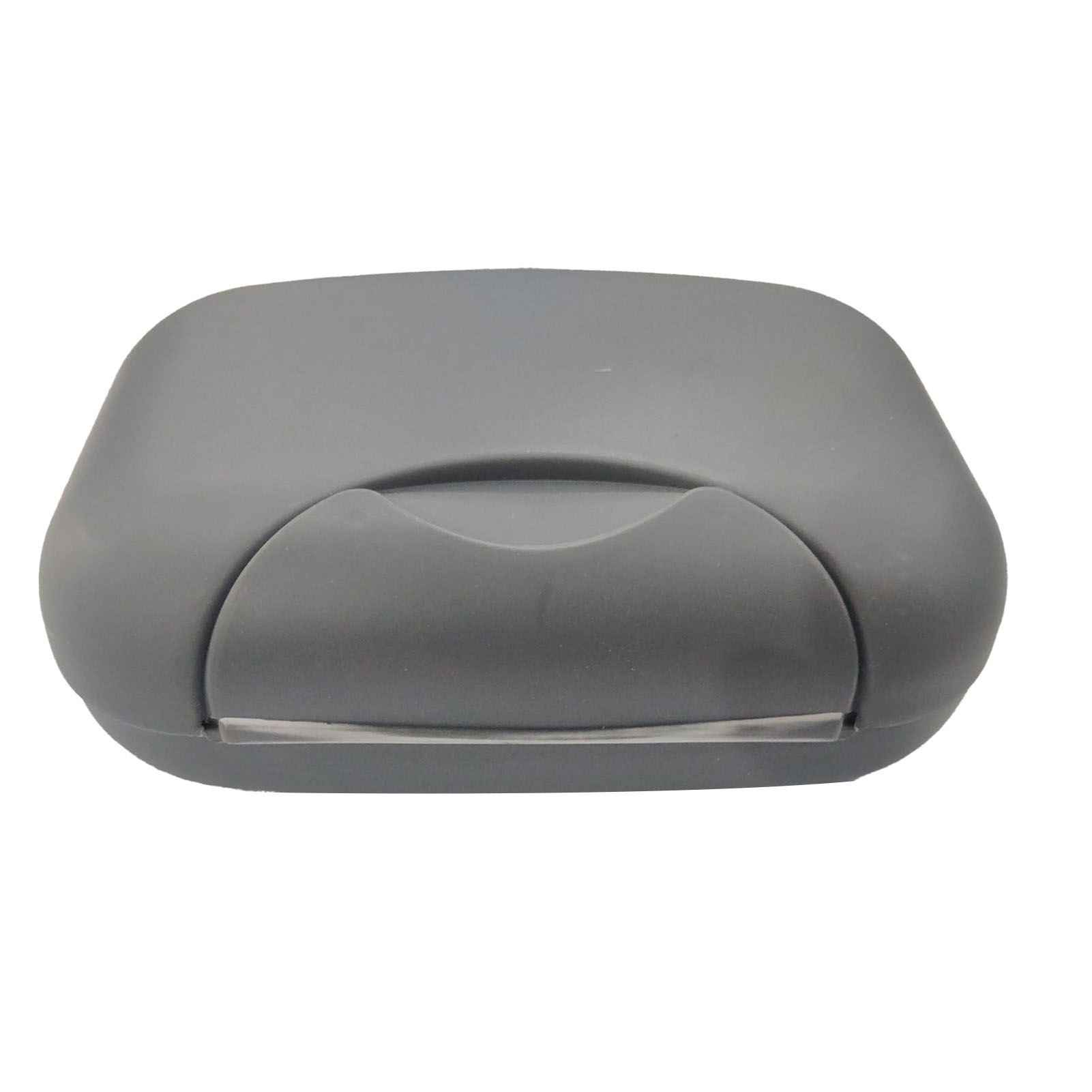 Soap Container Waterproof Washable Grey Portable Soap Case with Lock for Home Ourdoor Travelling - Image 2