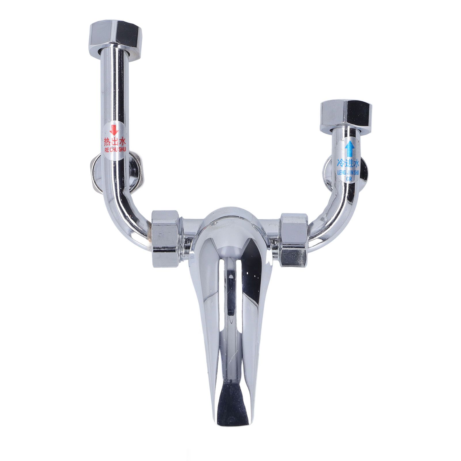 Copper Electric Water Heater Mixing Valve Surface Mounted U Bend Cold Hot Switch Shower Tap Water Inlet Universal Parts G1/2in - Image 2