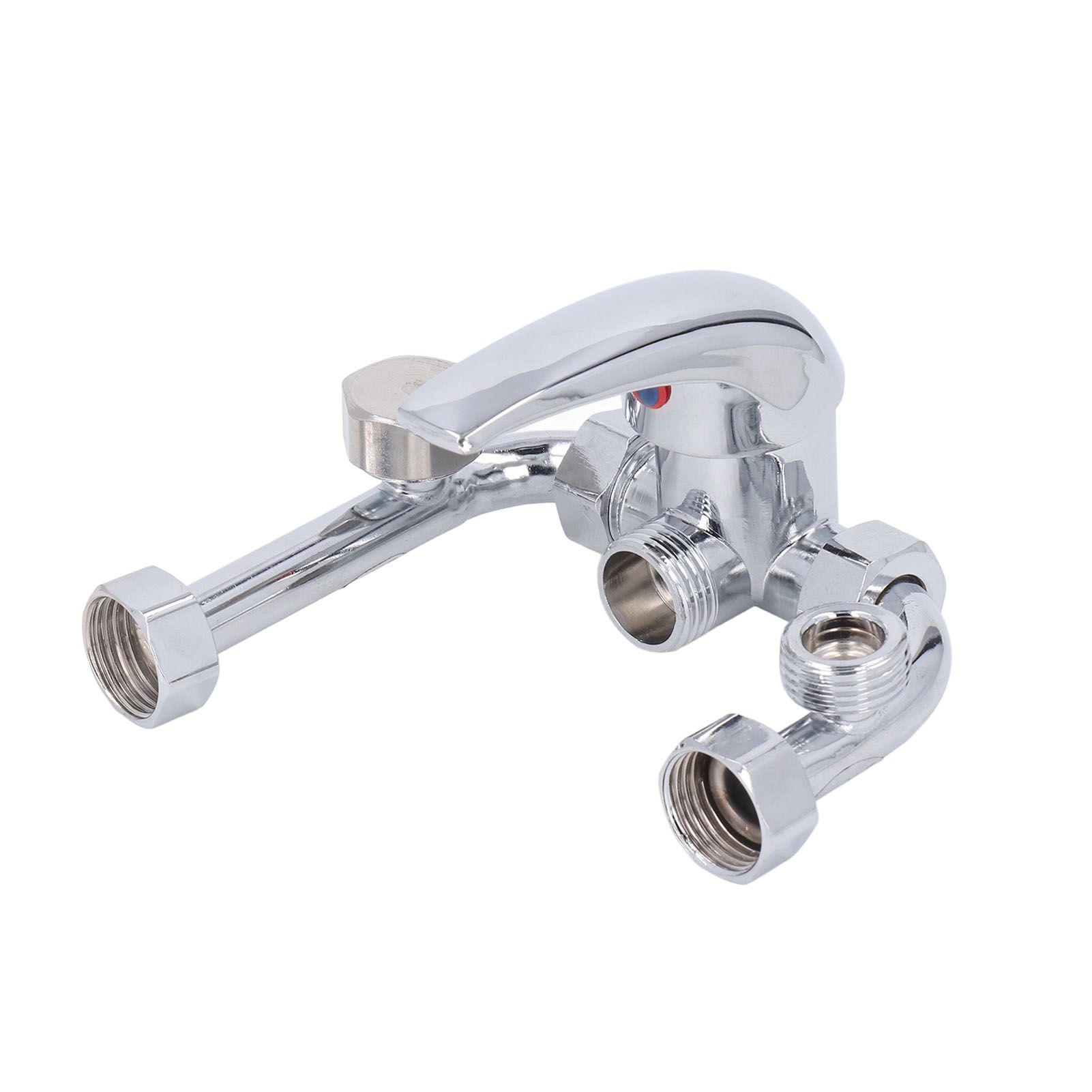 Copper Electric Water Heater Mixing Valve Surface Mounted U Bend Cold Hot Switch Shower Tap Water Inlet Universal Parts G1/2in - Image 3
