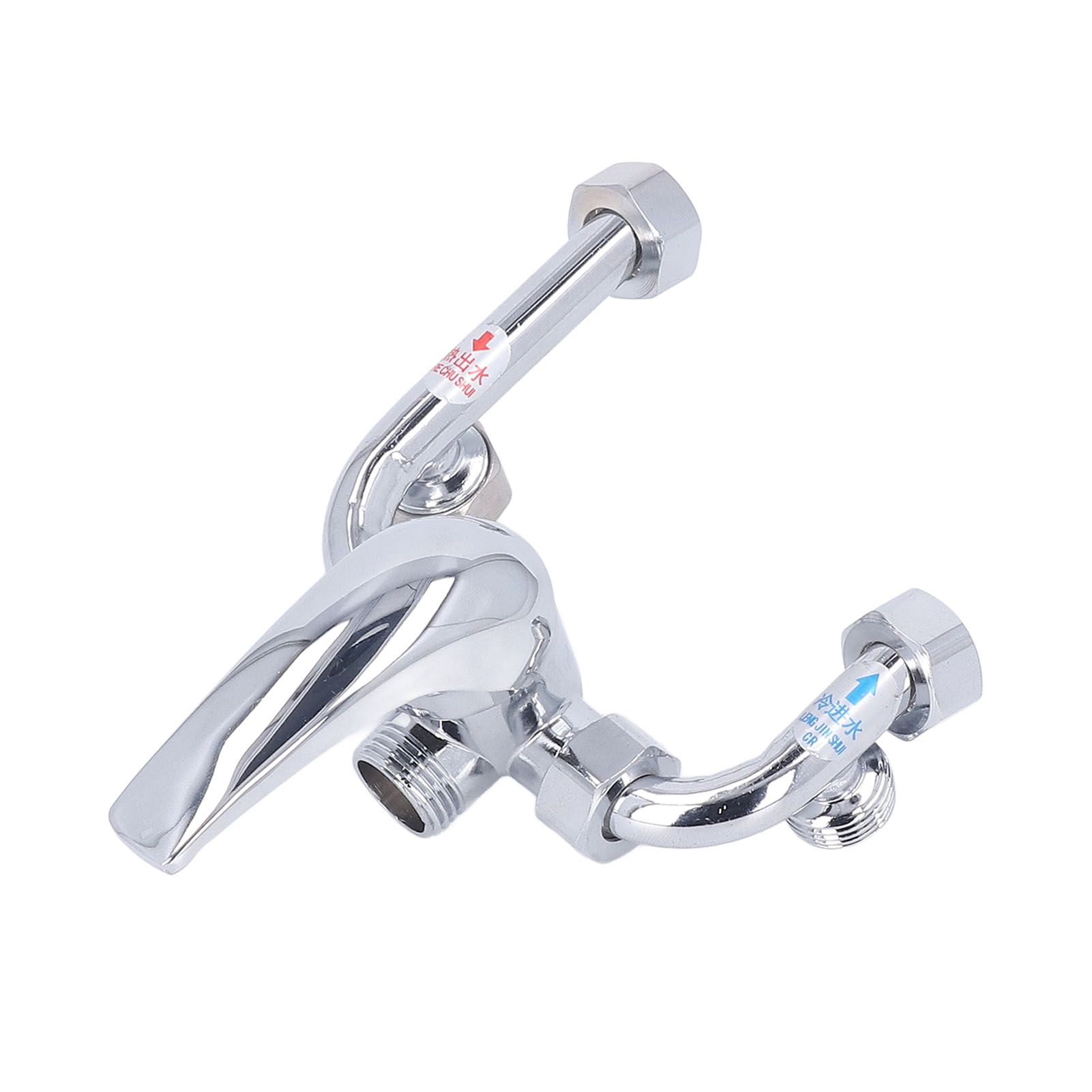 Copper Electric Water Heater Mixing Valve Surface Mounted U Bend Cold Hot Switch Shower Tap Water Inlet Universal Parts G1/2in - Image 7