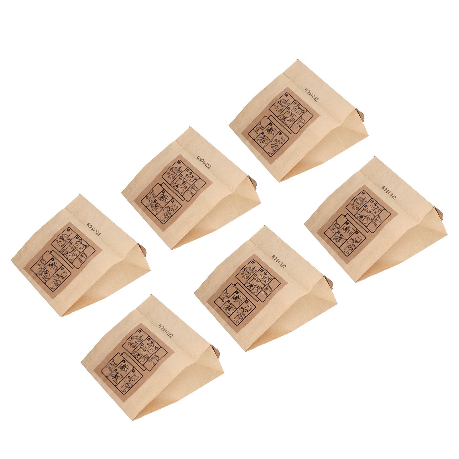 Vacuum Cleaner Paper Garbage Dust Bag for Karcher WD2250 A2004 A2054 MV2 Vacuum Cleaner - Image 2