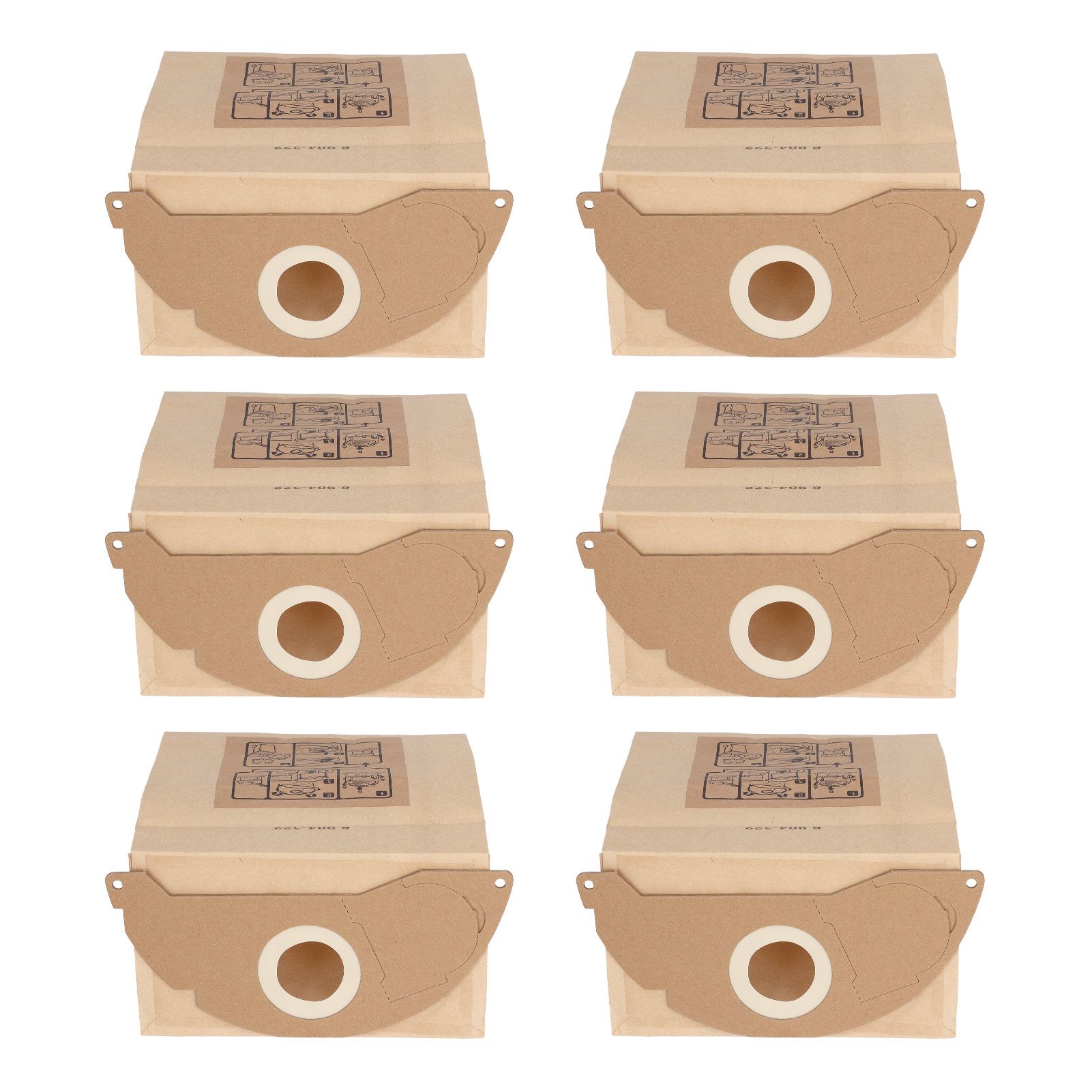 Vacuum Cleaner Paper Garbage Dust Bag for Karcher WD2250 A2004 A2054 MV2 Vacuum Cleaner - Image 5