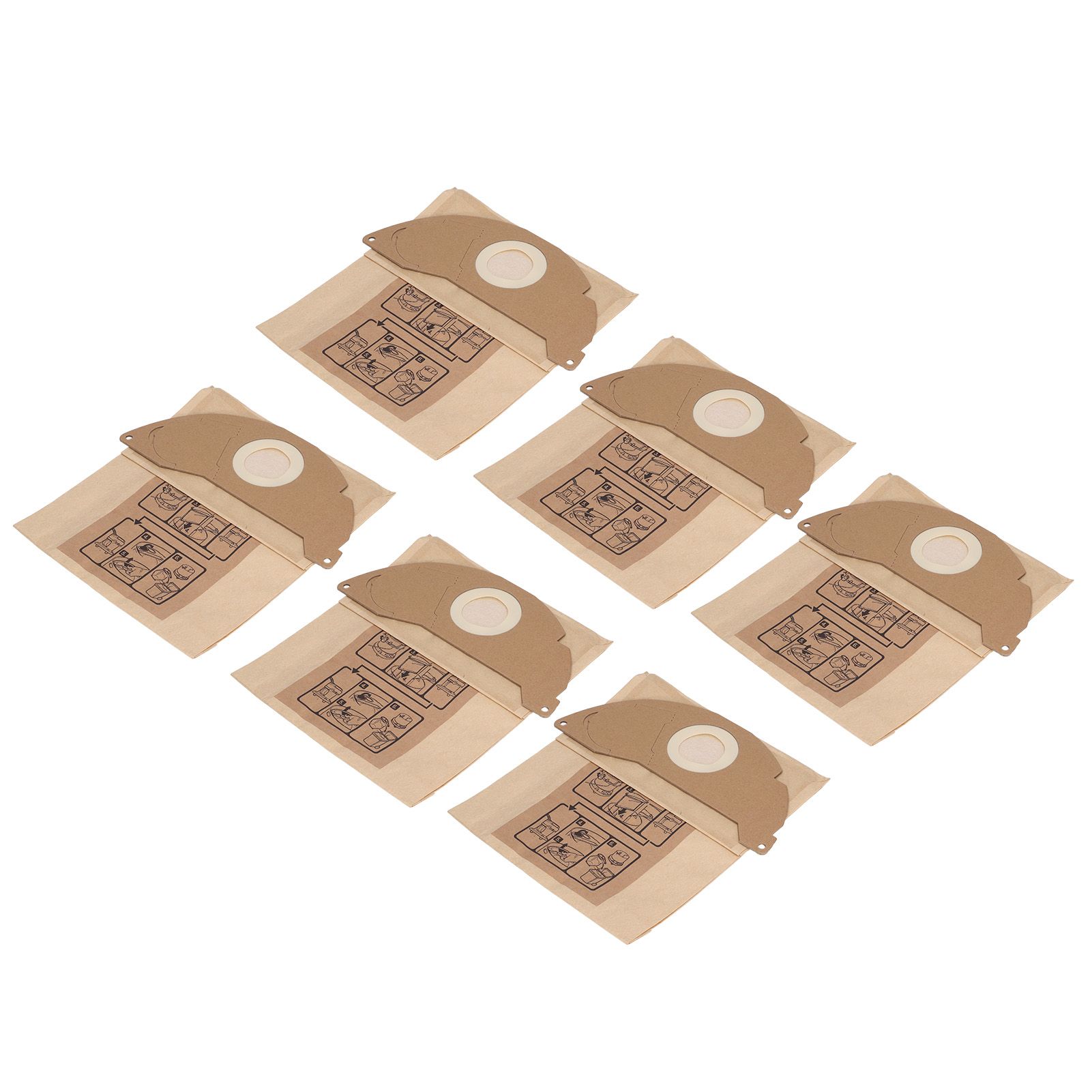 Vacuum Cleaner Paper Garbage Dust Bag for Karcher WD2250 A2004 A2054 MV2 Vacuum Cleaner - Image 8