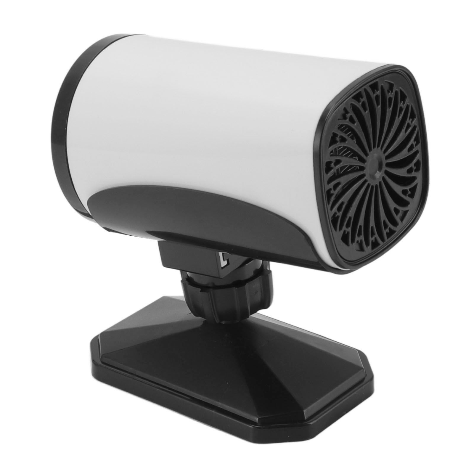 150W Car Heater 2 Modes Warming Cooling 360 Degree Rotation Portable Car Defroster Defogger 12V White - Image 3
