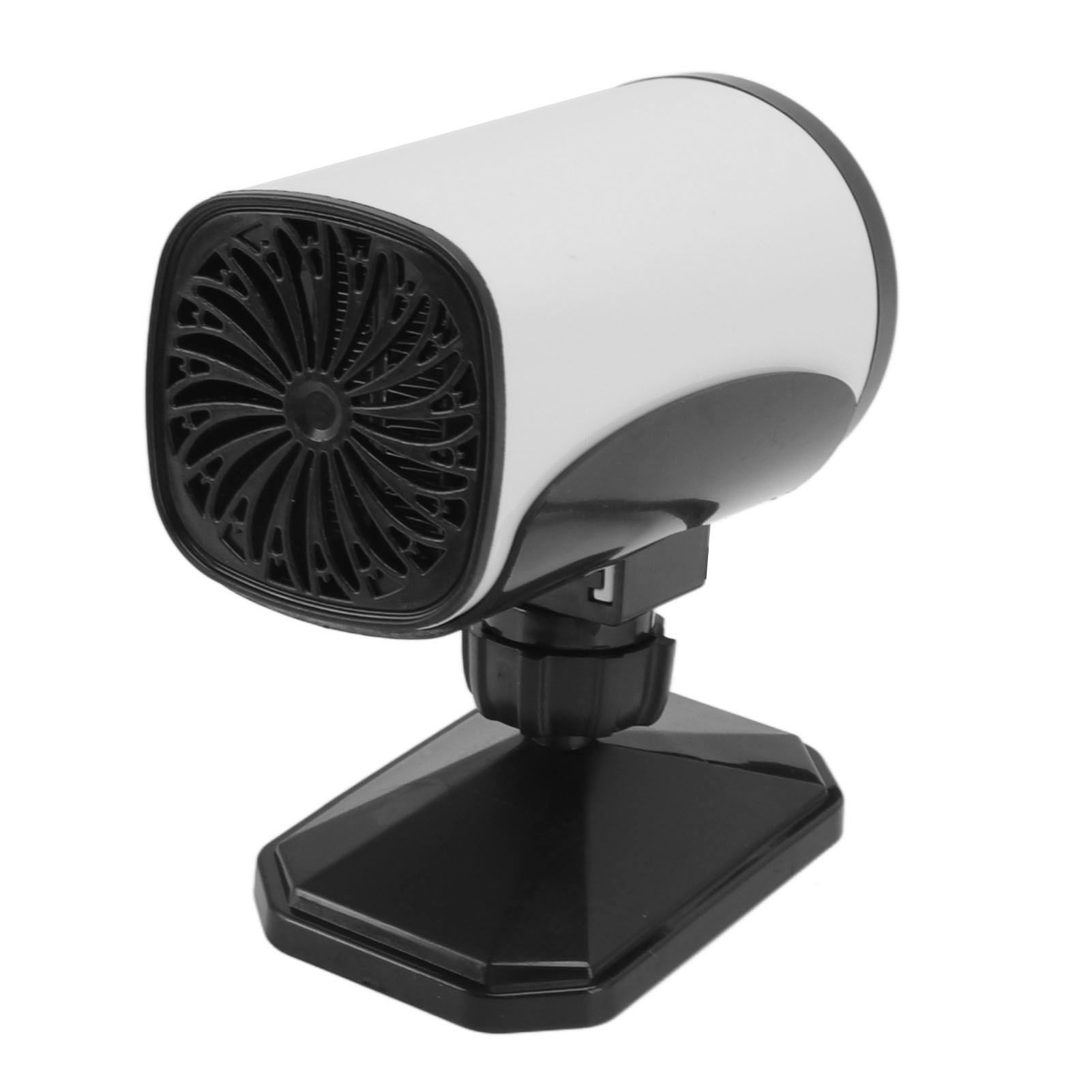 150W Car Heater 2 Modes Warming Cooling 360 Degree Rotation Portable Car Defroster Defogger 12V White - Image 4
