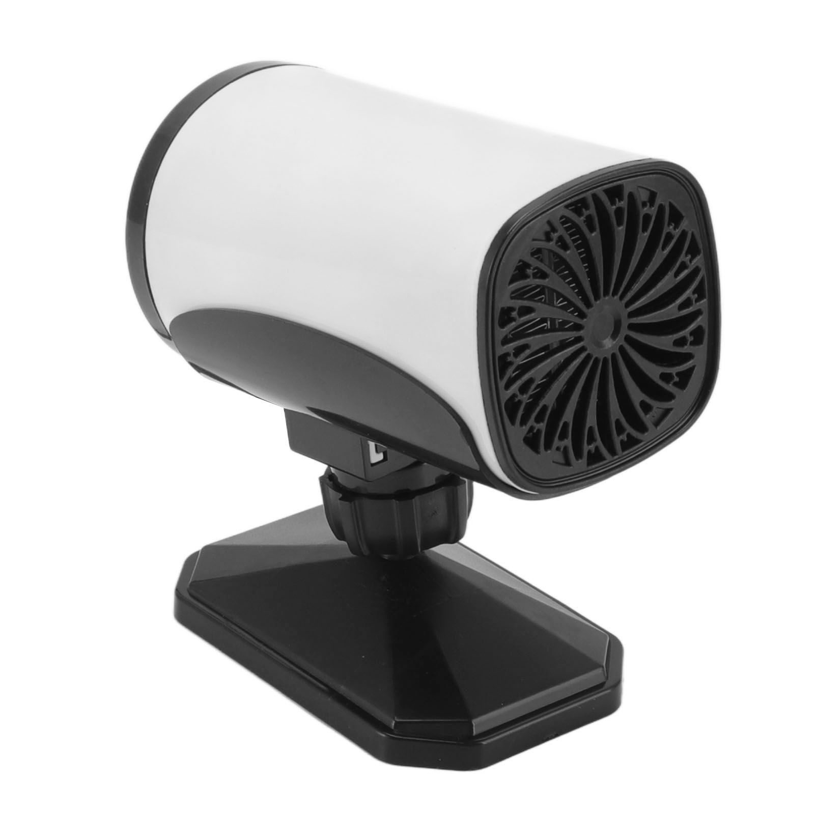 150W Car Heater 2 Modes Warming Cooling 360 Degree Rotation Portable Car Defroster Defogger 12V White - Image 5