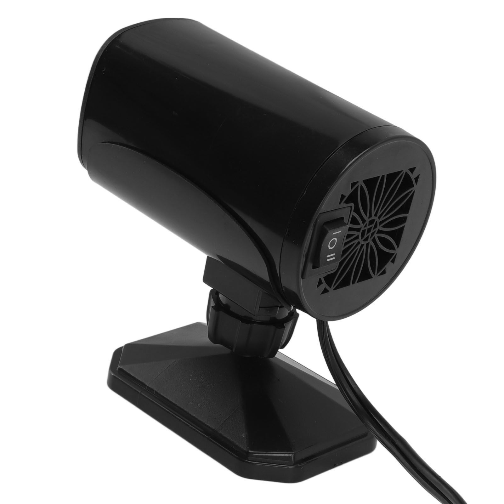 150W Car Heater 2 Modes Warming Cooling 360 Degree Rotation Portable Car Defroster Defogger 12V Black - Image 6