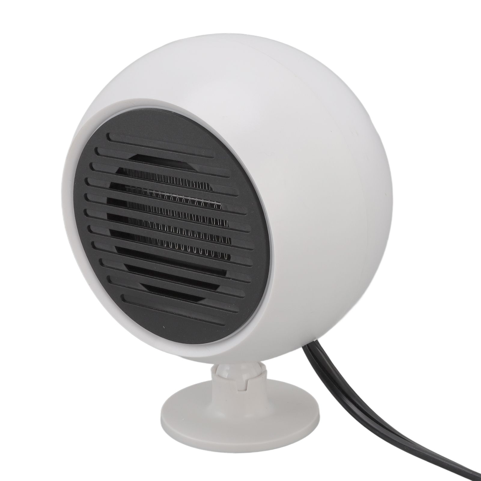 Car Heater Constant Temperature Low Noise Wide Angle 360° Adjustable Car Heater Fan White 12V - Image 5