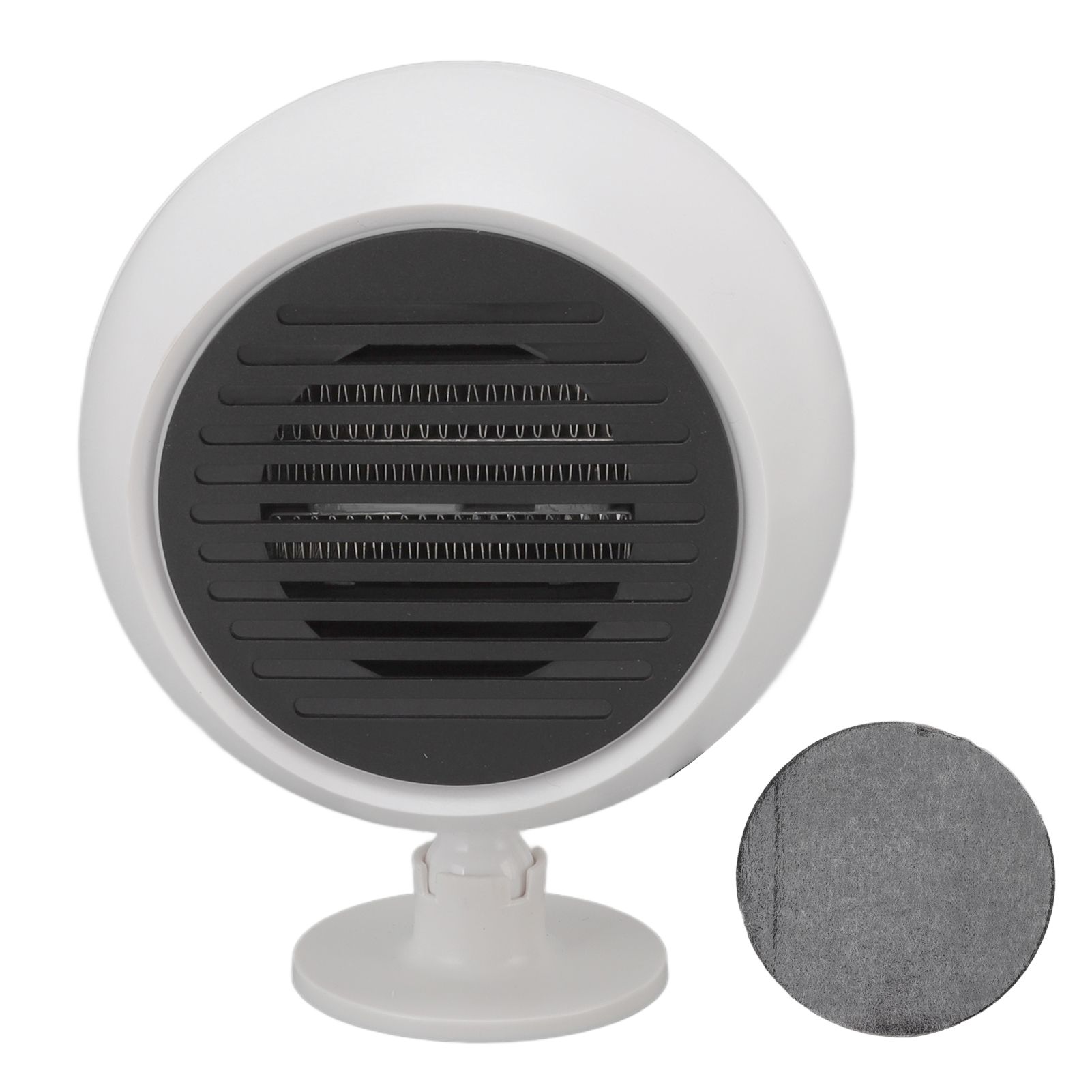 Car Heater Constant Temperature Low Noise Wide Angle 360° Adjustable Car Heater Fan White 24V - Image 1