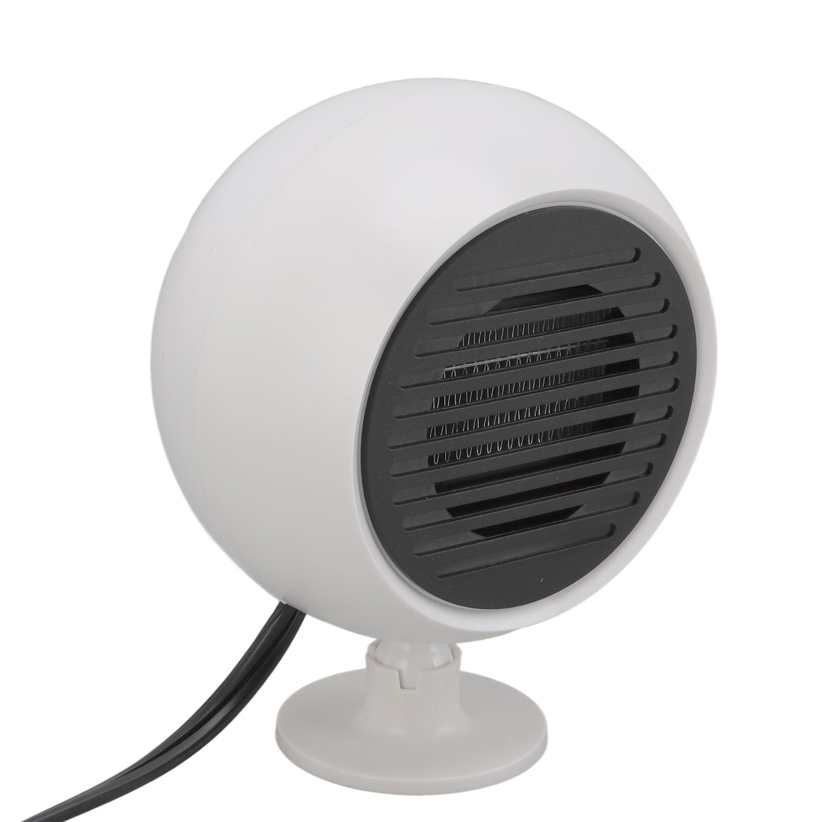 Car Heater Constant Temperature Low Noise Wide Angle 360° Adjustable Car Heater Fan White 24V - Image 2