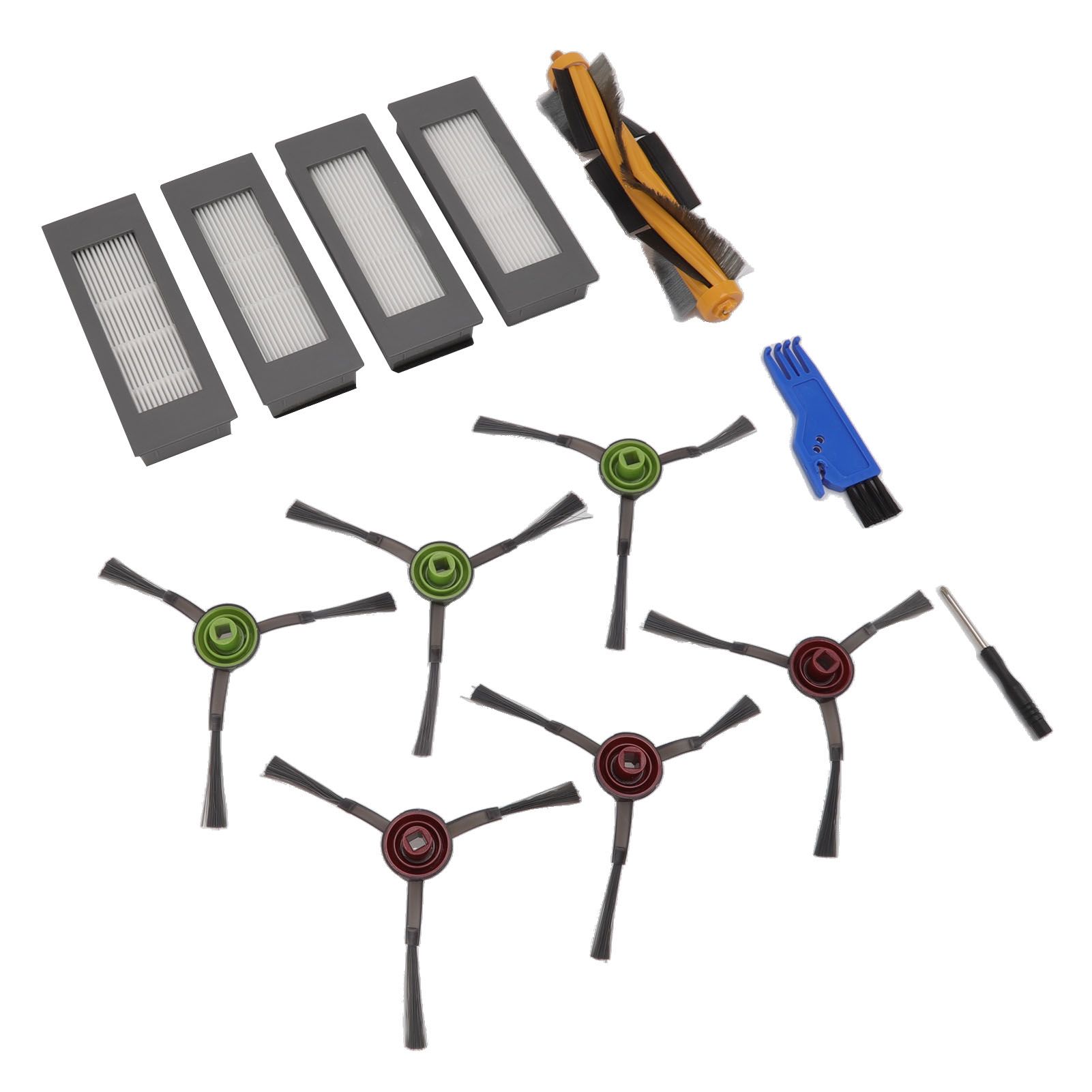 Sweeper Replacement Accessories for Yeedi VAC VACmax VAC Station Main Brush Side Brush Filter Screwdriver Kit - Image 3