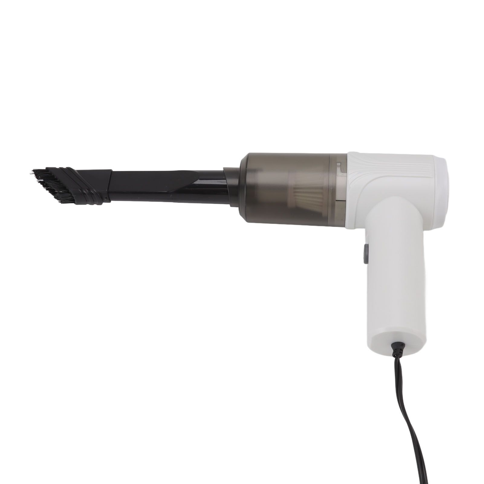 Car Vacuum Cleaner 360° Cleaning Washable Filter Screen Portable Handheld Vacuum Cleaner Inflator 12V White - Image 5